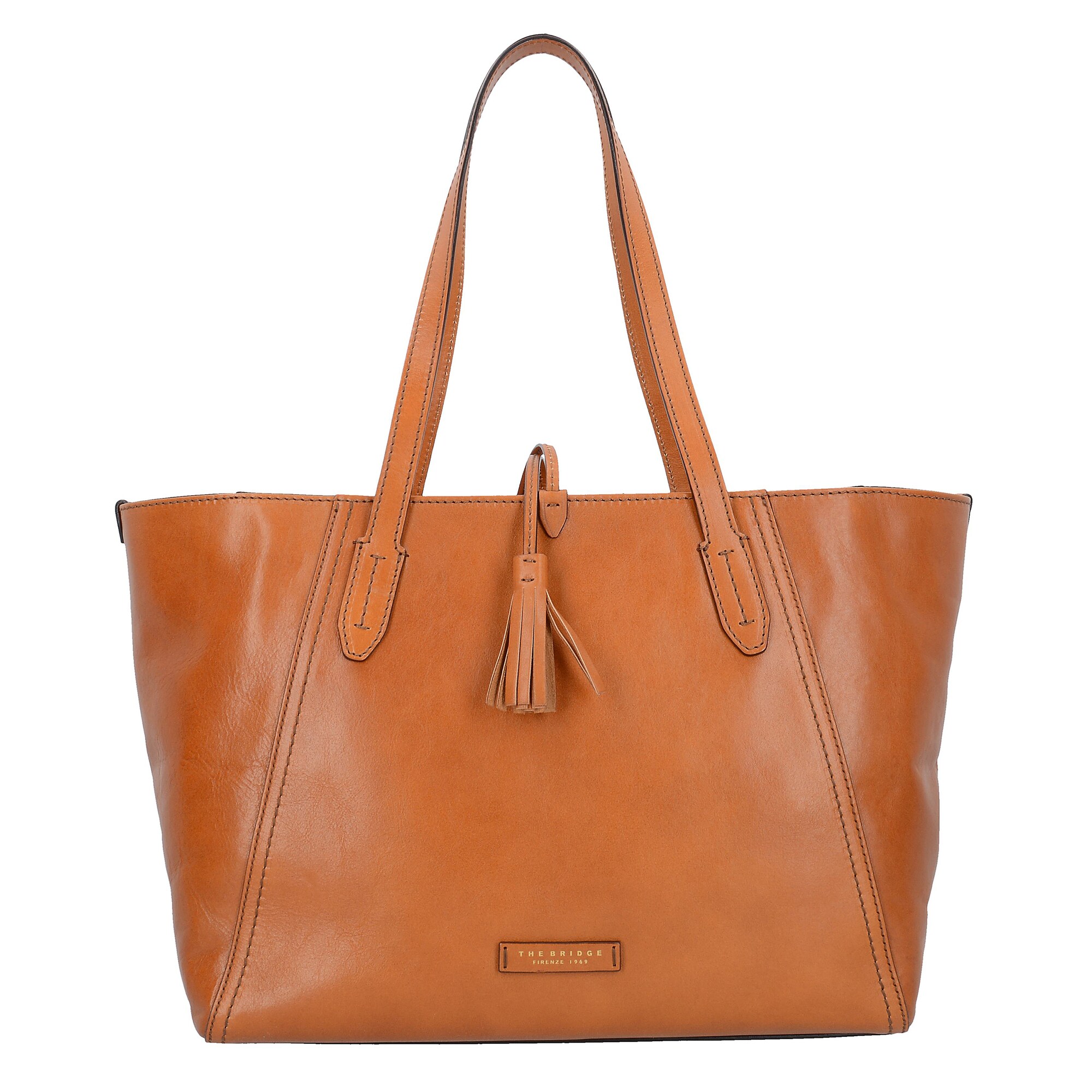 The Bridge Dames Shopper Florentin Cognac the bridge kopen in de aanbieding