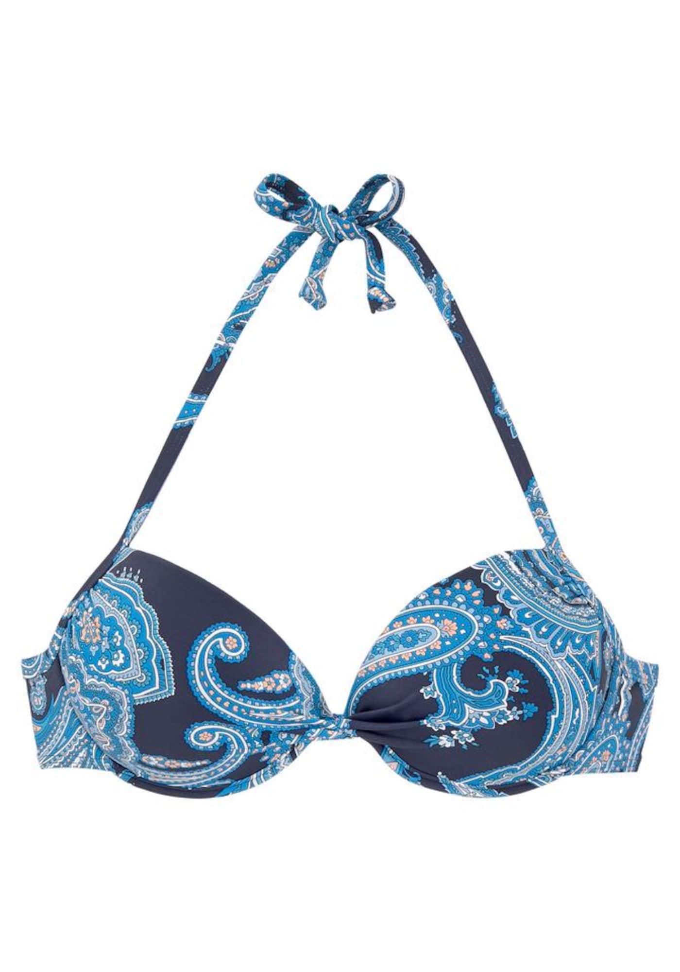 LASCANA Bikinový top 'Boho'  námornícka modrá