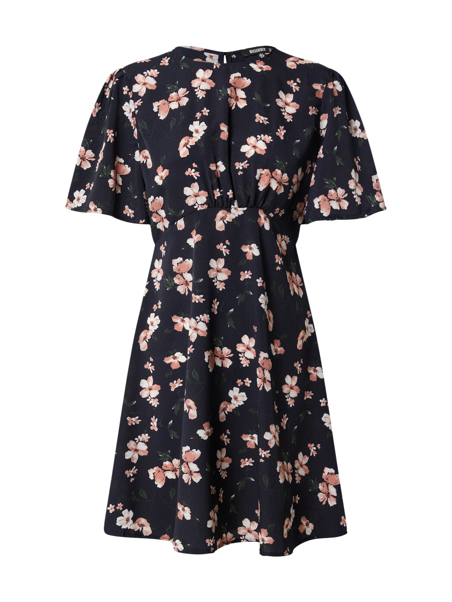 Missguided Suknelė  tamsiai mėlyna / balta / raudona