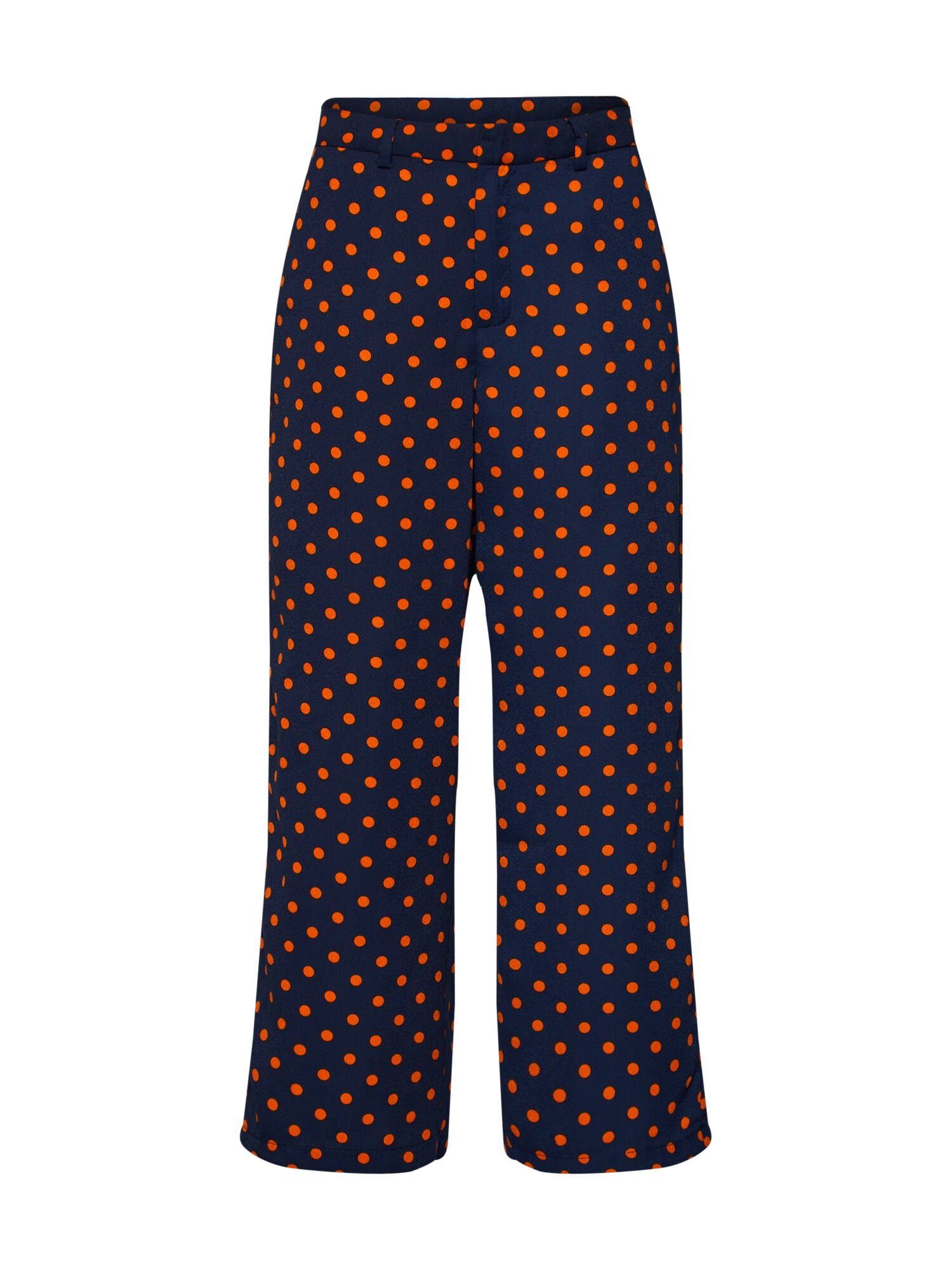 Vila Dames Broek Navy Sinaasappel vila kopen in de aanbieding
