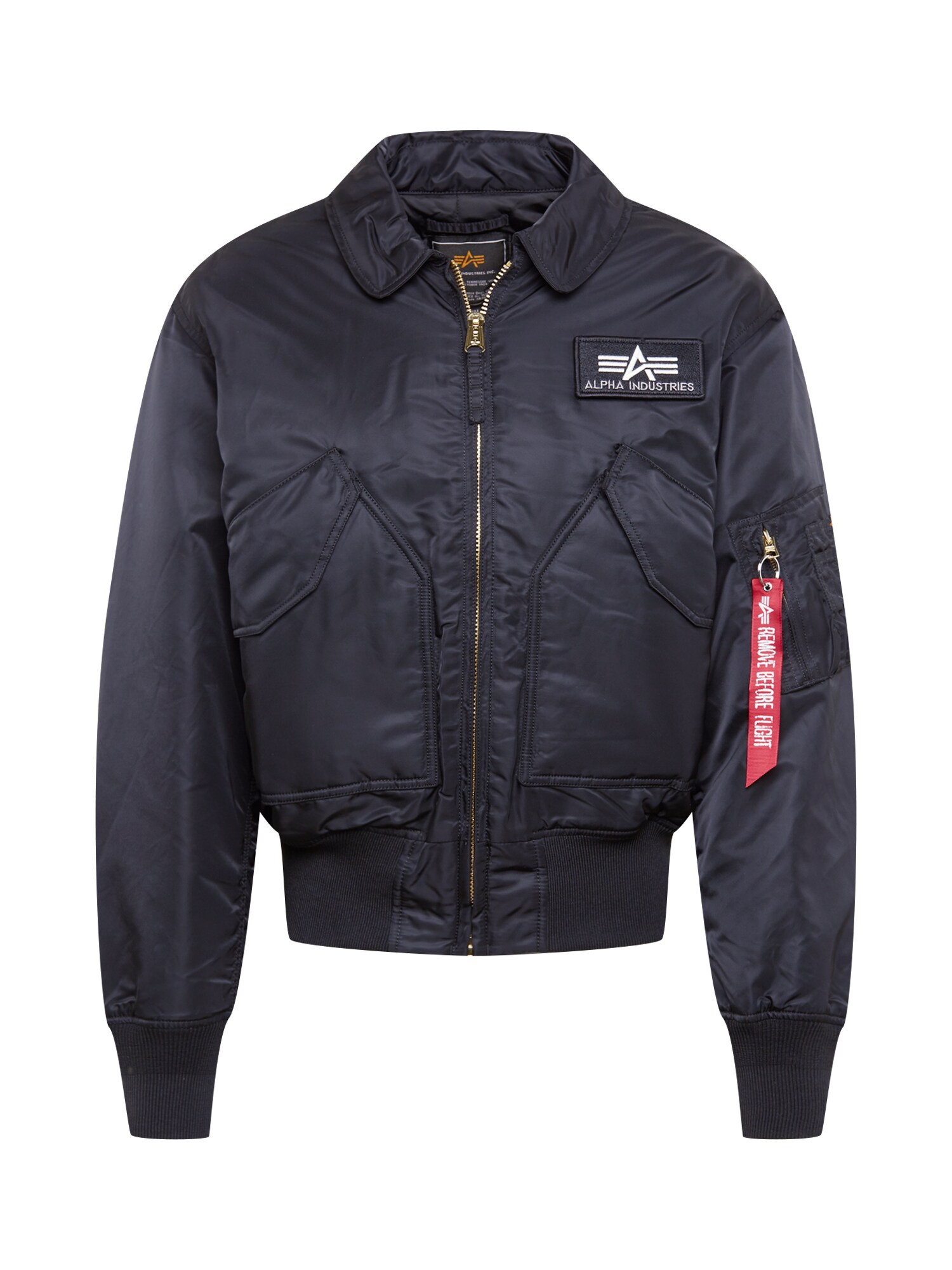 ALPHA INDUSTRIES Átmeneti dzseki  piros / fekete / fehér akciós termékkép 1