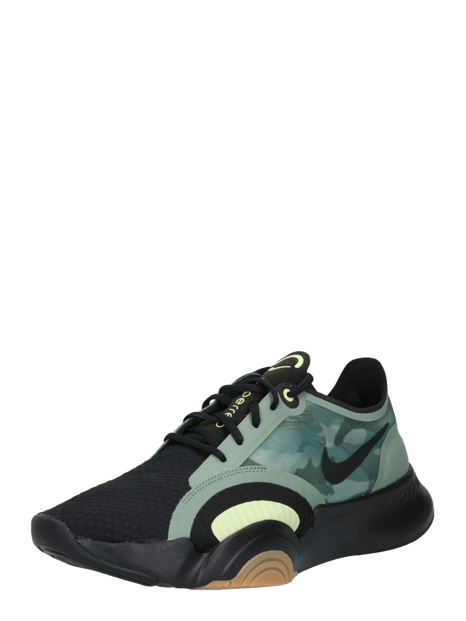 NIKE Sportiniai batai 'SUPERREP GO'  žalia / juoda / alyvuogių spalva