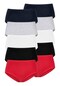 Nincs kiválasztva, PETITE FLEUR, Slip, kék, szürke, piros, fekete & fehér (Elfogyott)