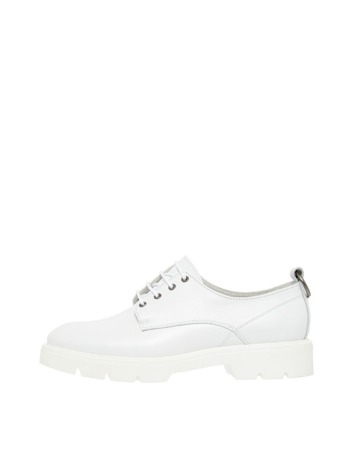 Bianco Dames Veterschoen Derby Wit bianco kopen in de aanbieding
