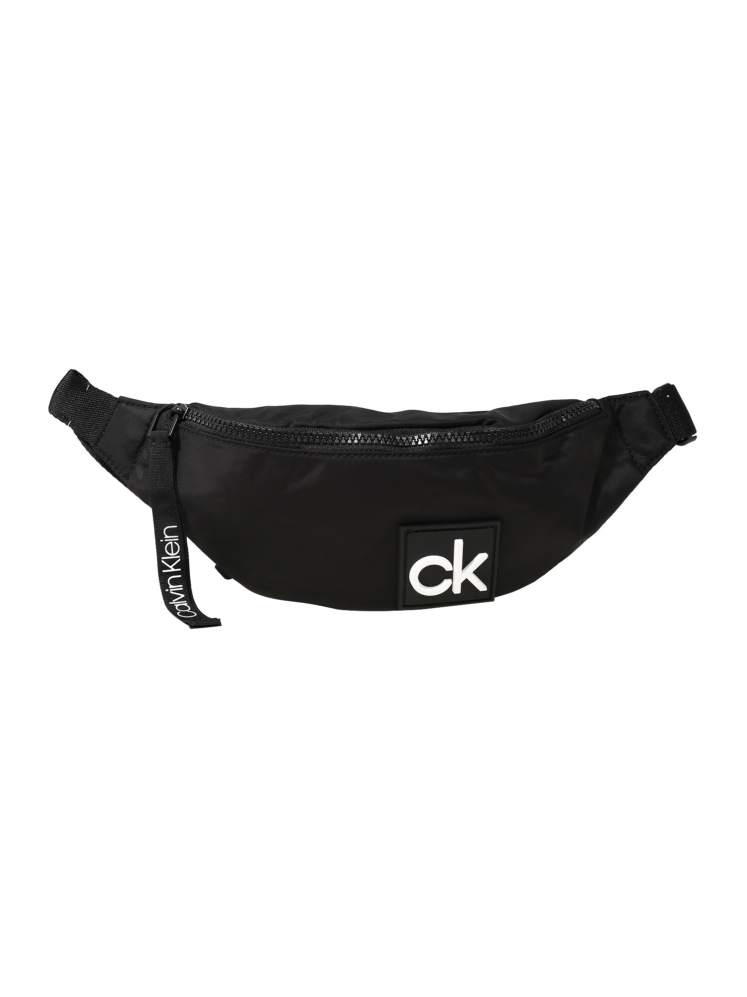 Calvin Klein Rankinė ant juosmens  juoda / balta