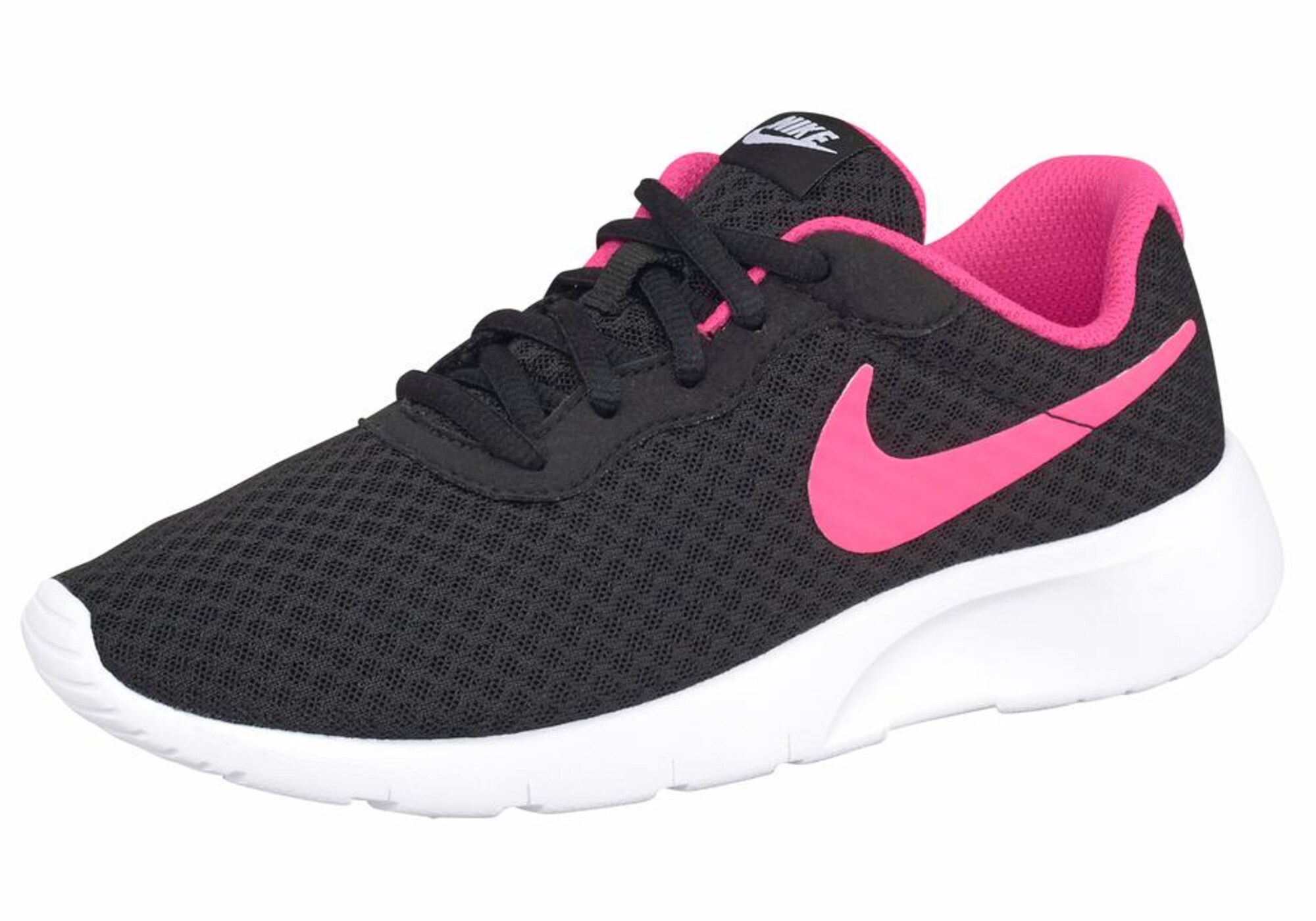 Nike Sportswear Meisjes Sneakers Tanjun Pink Zwart nike kopen in de aanbieding