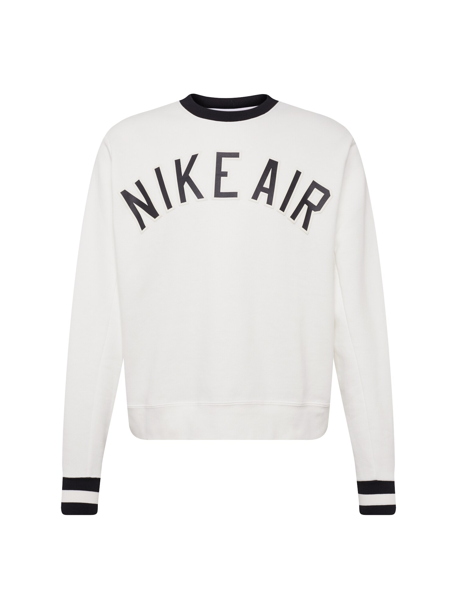 Nike Sportswear Heren Sweatshirt Creme Zwart nike kopen in de aanbieding