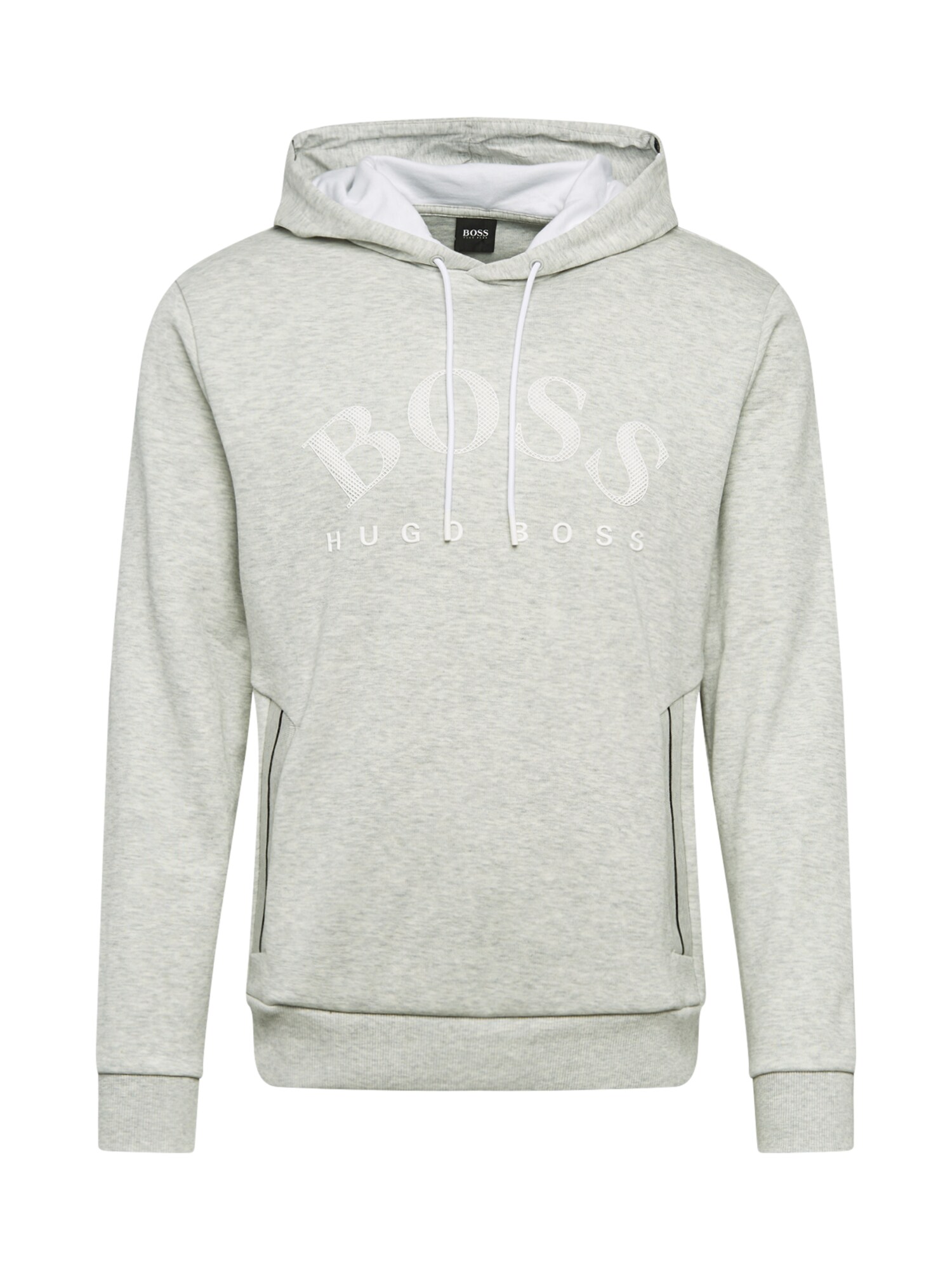 BOSS ATHLEISURE Megztinis be užsegimo 'Soody'  šviesiai pilka