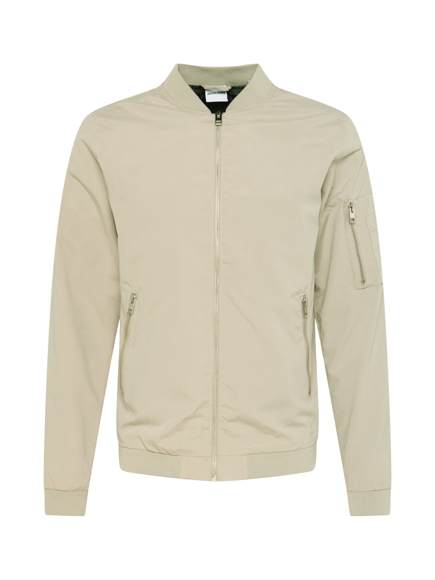 JACK & JONES Prechodná bunda  sivobéžová
