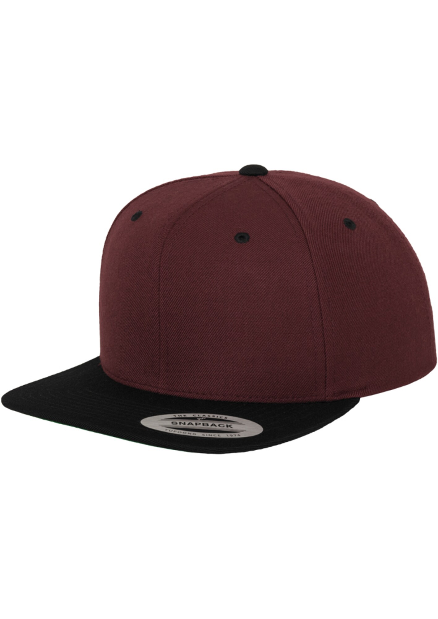 Flexfit Șapcă  roșu burgundy / negru