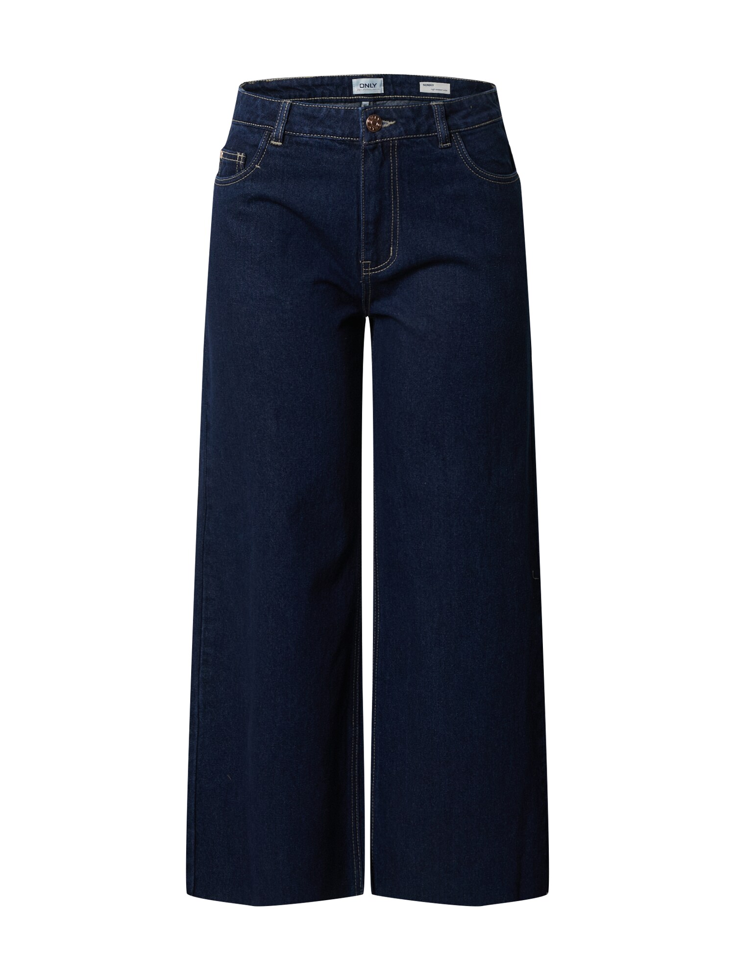 ONLY Džinsai 'ONLSONNY HW WIDE LEG ANK DNM JEANS OS'  kobalto mėlyna