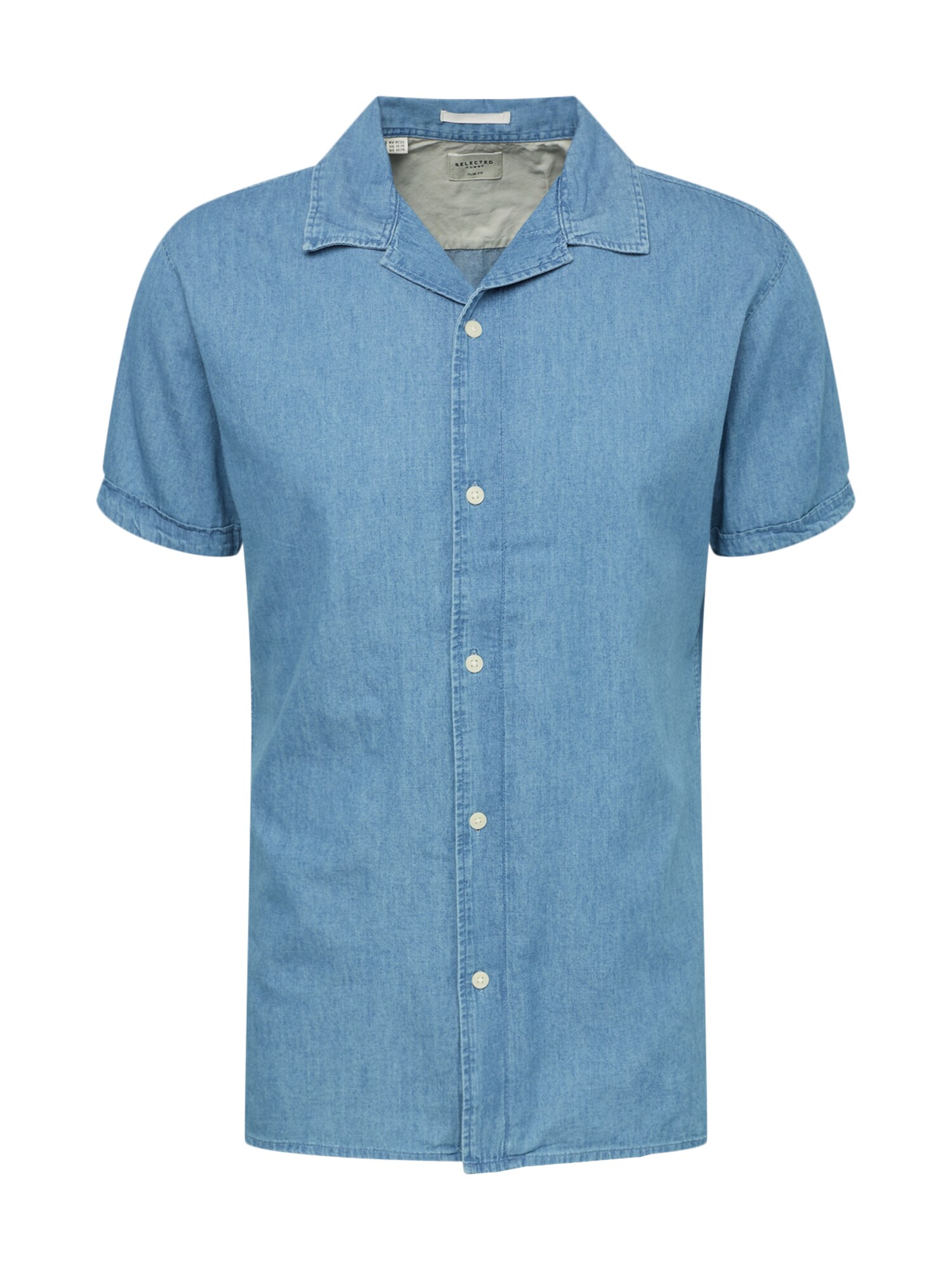 Selected Homme Heren Overhemd Slimnolan Lichtblauw selected homme kopen in de aanbieding