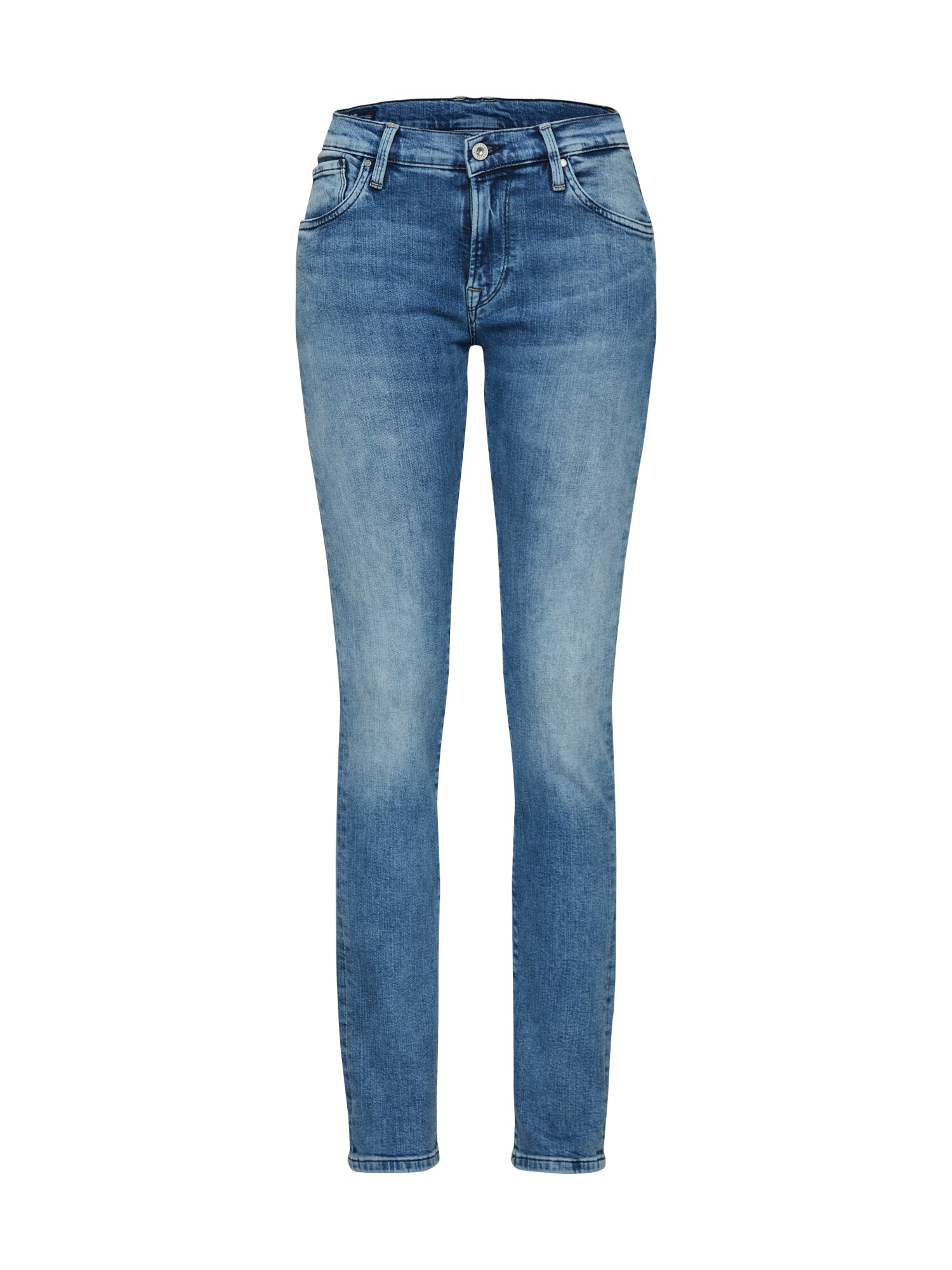 Pepe Jeans Dames Victoria Blauw Denim pepe jeans kopen in de aanbieding