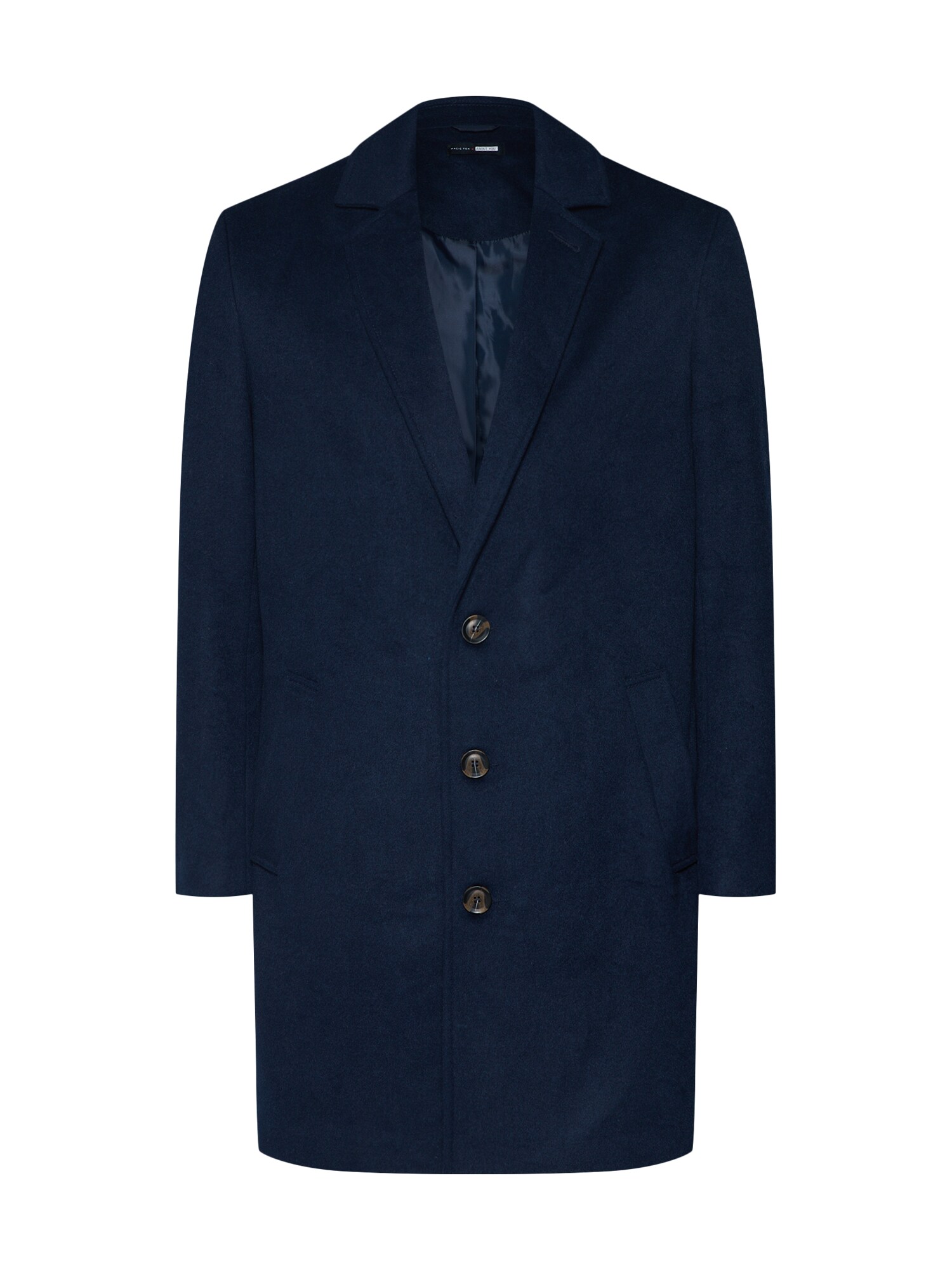 DAN FOX APPAREL Rudeninis-žieminis paltas 'Victor'  mėlyna