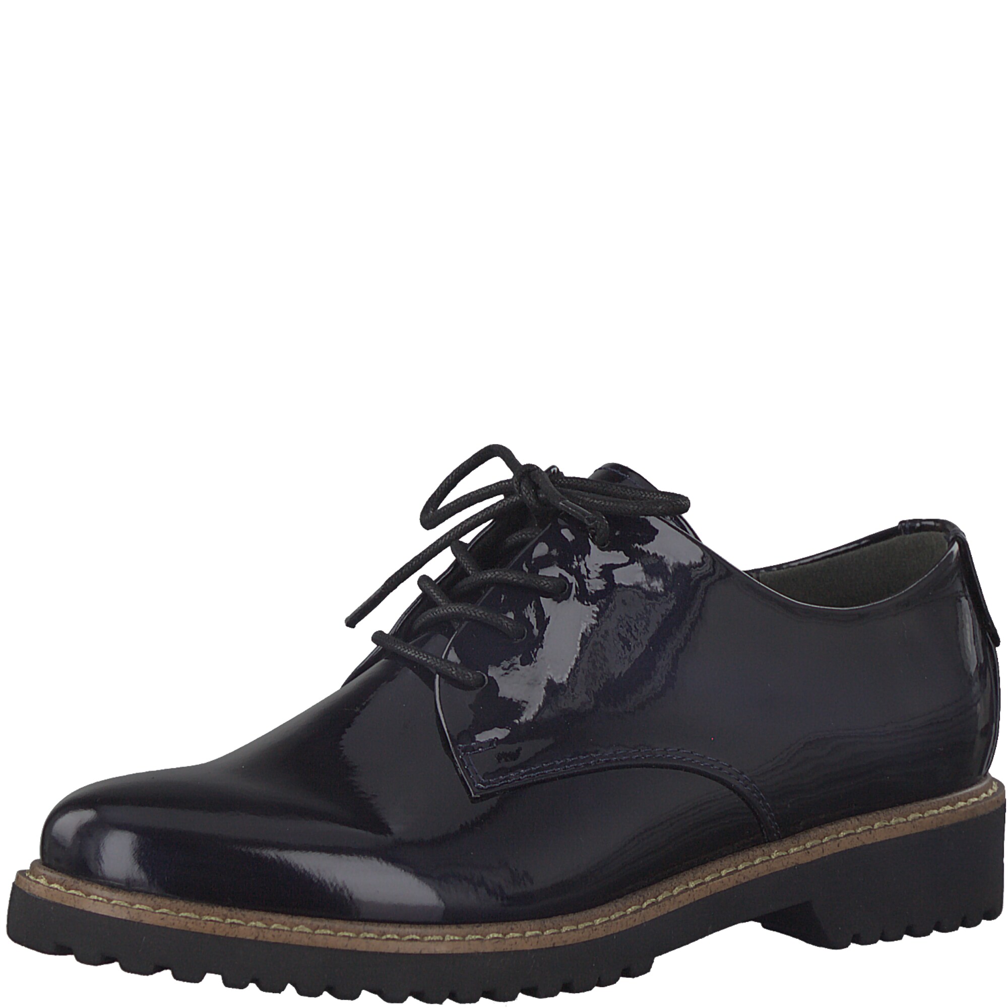 Marco Tozzi Dames Veterschoen Navy marco tozzi kopen in de aanbieding