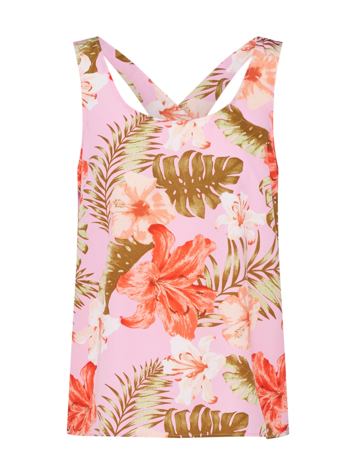 Vero Moda Dames Blouse Efie Olijfgroen Sinaasappel Rosa vero moda kopen in de aanbieding