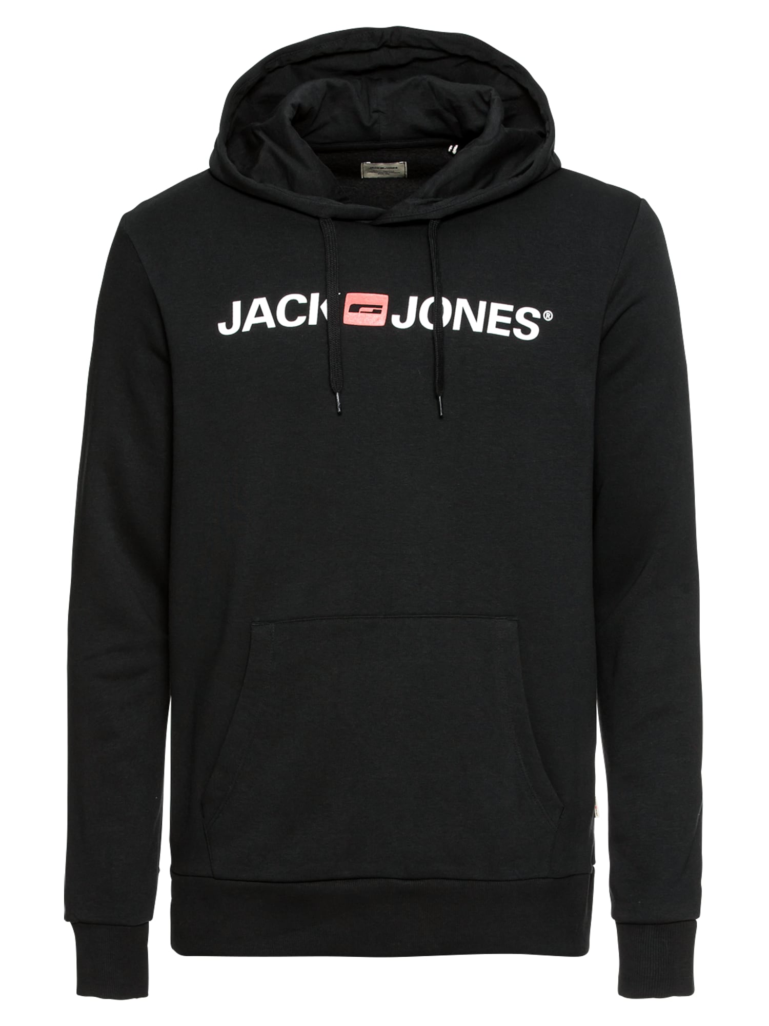 JACK & JONES Mikina  melónová / čierna / biela