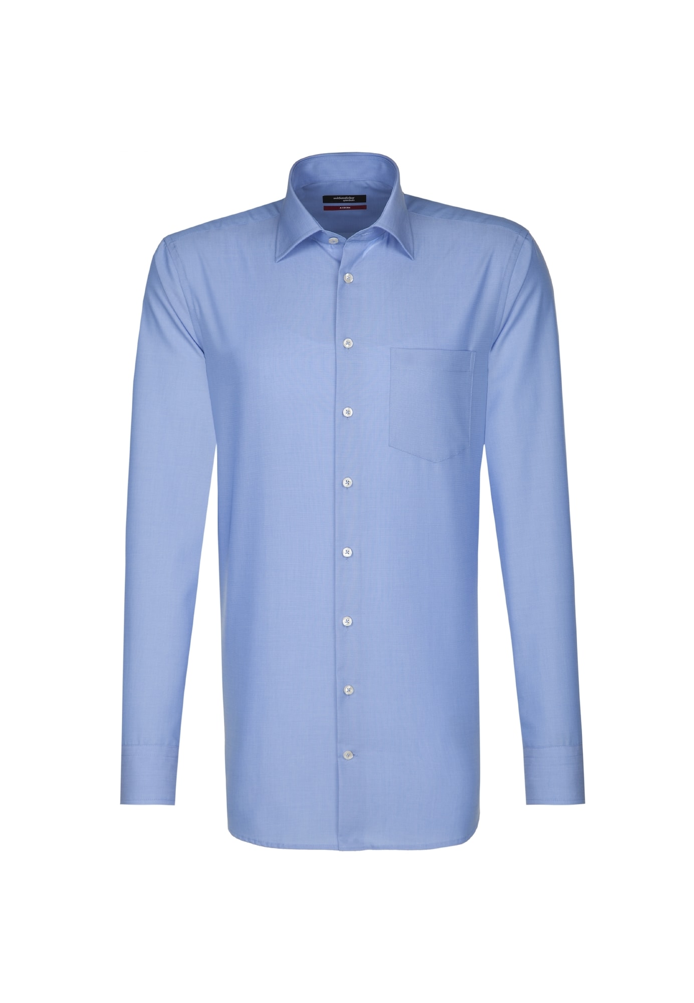 SEIDENSTICKER Dalykinio stiliaus marškiniai mėlyna dūmų spalva