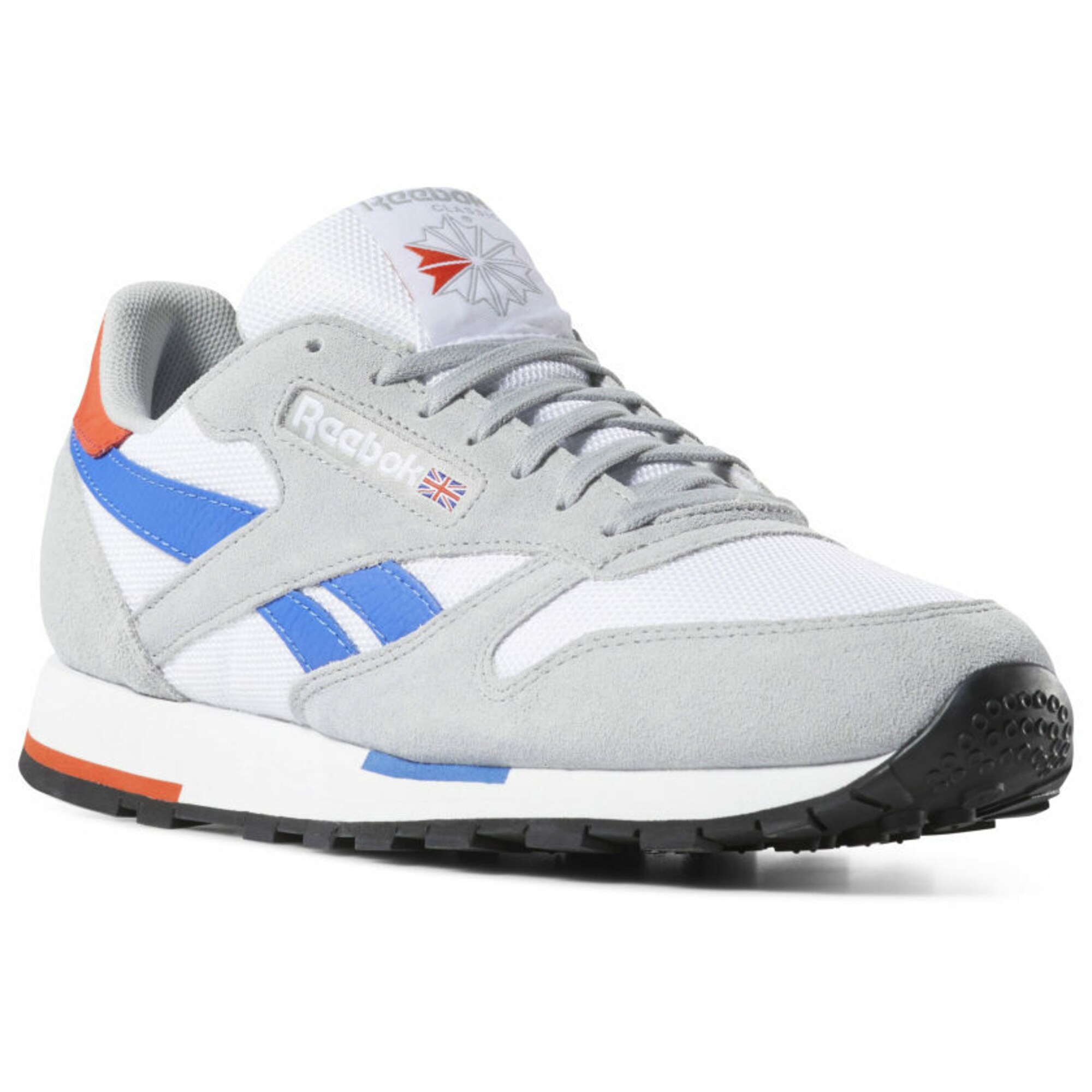 REEBOK Sneaker weiß / royalblau / grau / orangerot