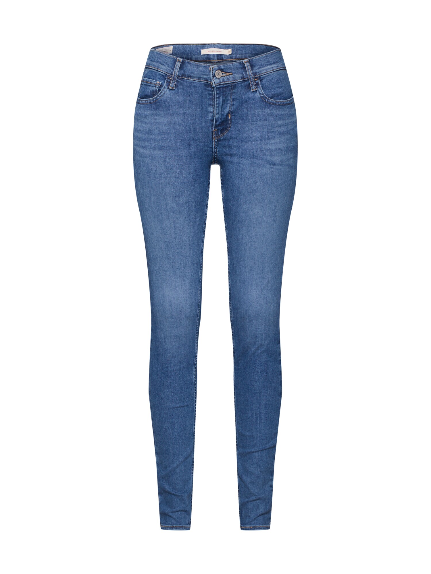 LEVI'S Džinsai '710 INNOVATION SUPER SKINNY'  tamsiai (džinso) mėlyna