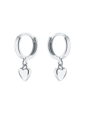 Ted Baker Pendientes 'Huggie Harrye'  plata