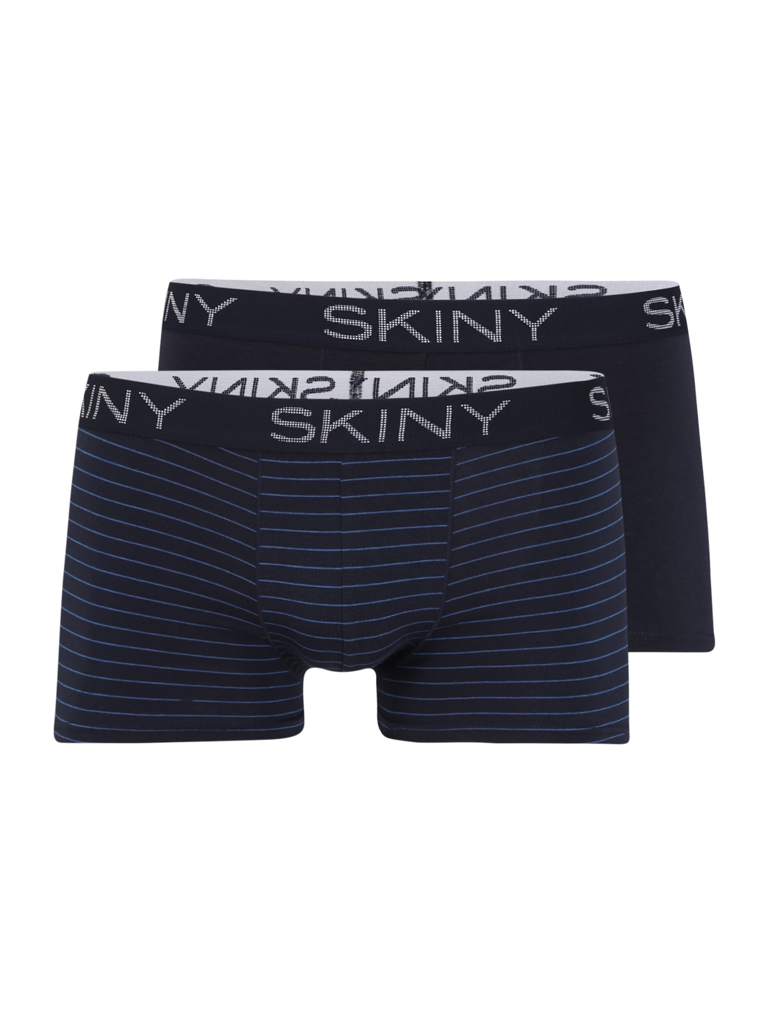 Skiny Boxeri  albastru noapte / azuriu / alb