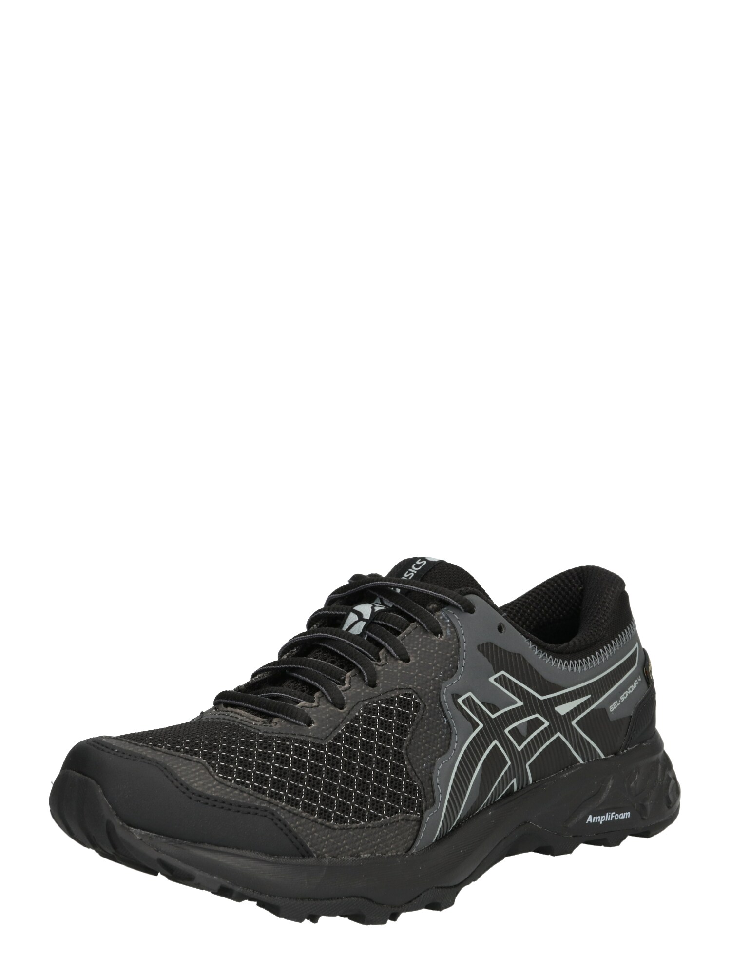 Asics Dames Loopschoen Gel Sonoma 4 Gtx Donkergrijs Zwart asics kopen in de aanbieding