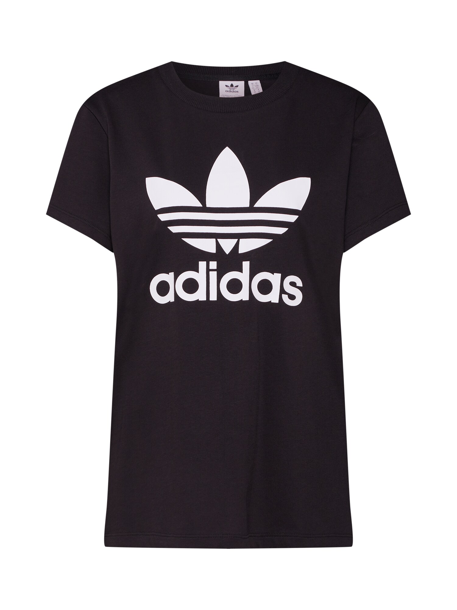 ADIDAS ORIGINALS Marškinėliai 'Boyfriend'  balta / juoda