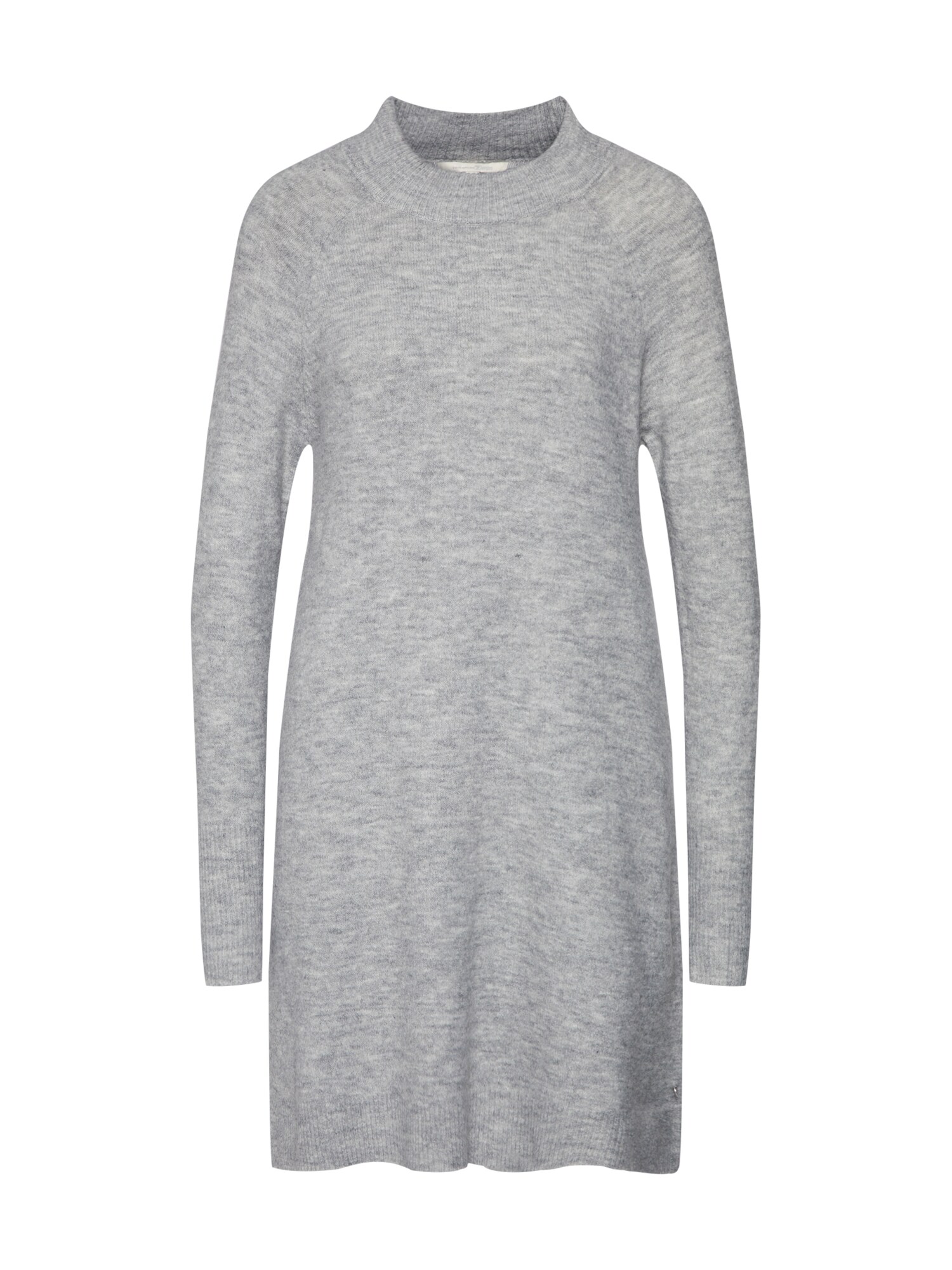 Tom Tailor Denim Dames Gebreide Jurk Lichtgrijs tom tailor denim kopen in de aanbieding