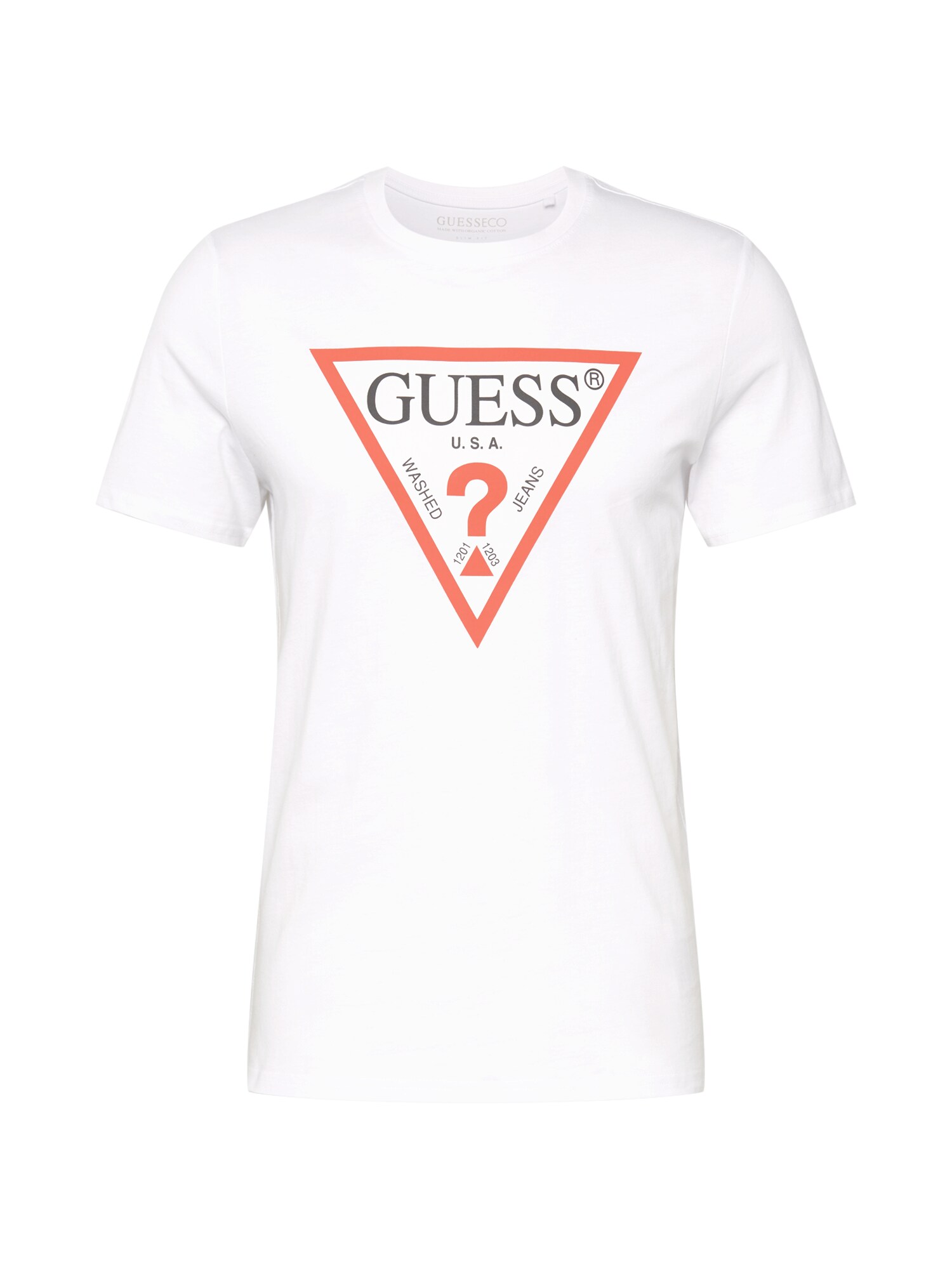 GUESS Marškinėliai  raudona / balta