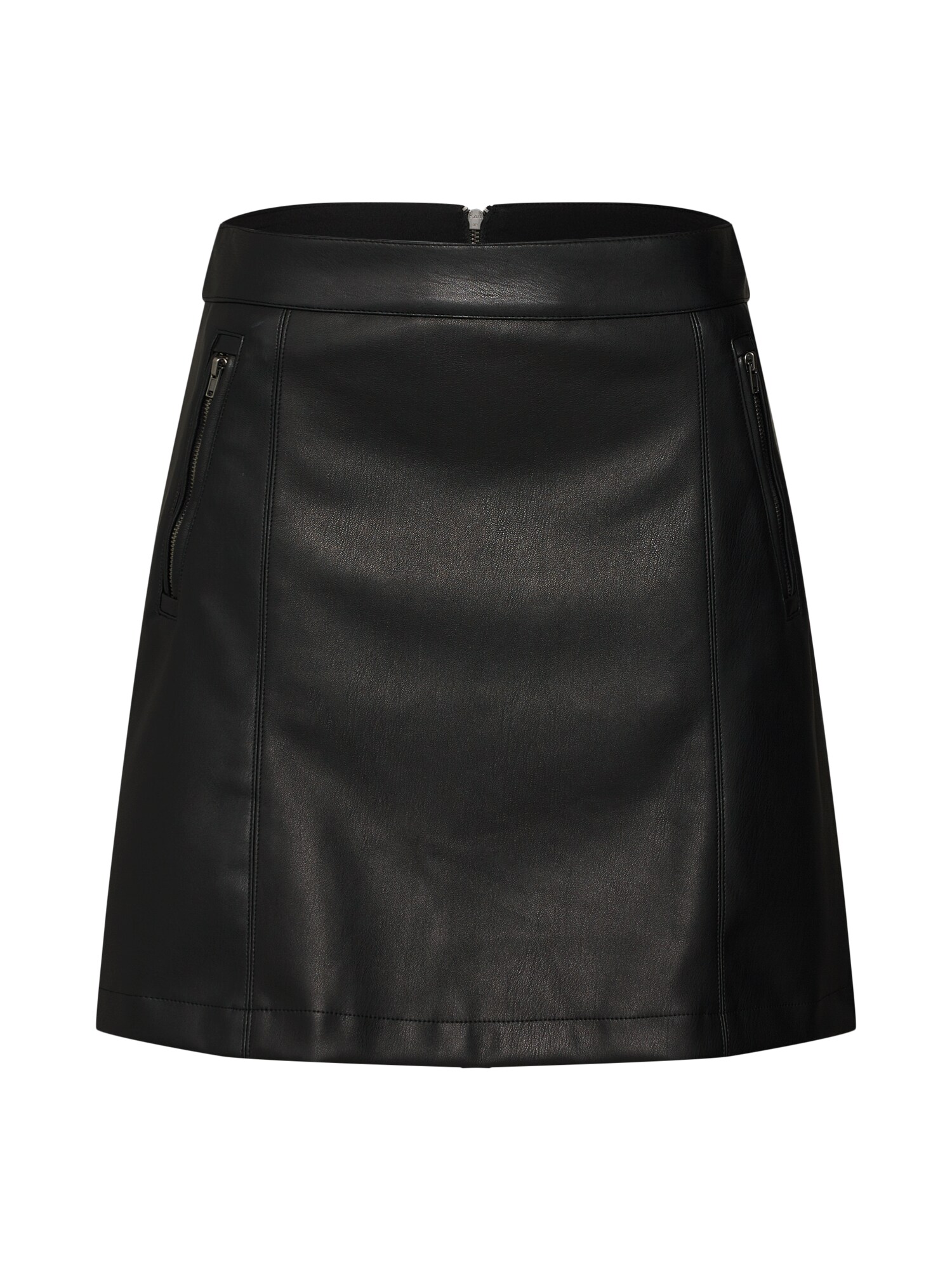 Edc By Esprit Dames Rok Printed Skirt Skirts Woven Zwart edc by esprit kopen in de aanbieding