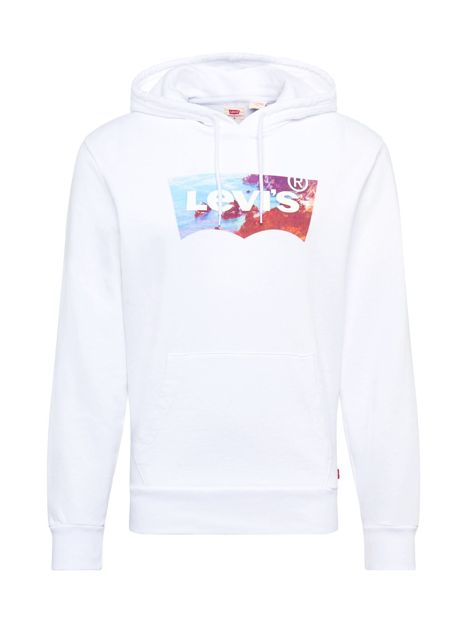 LEVI'S Megztinis be užsegimo  raudona / balta / mėlyna