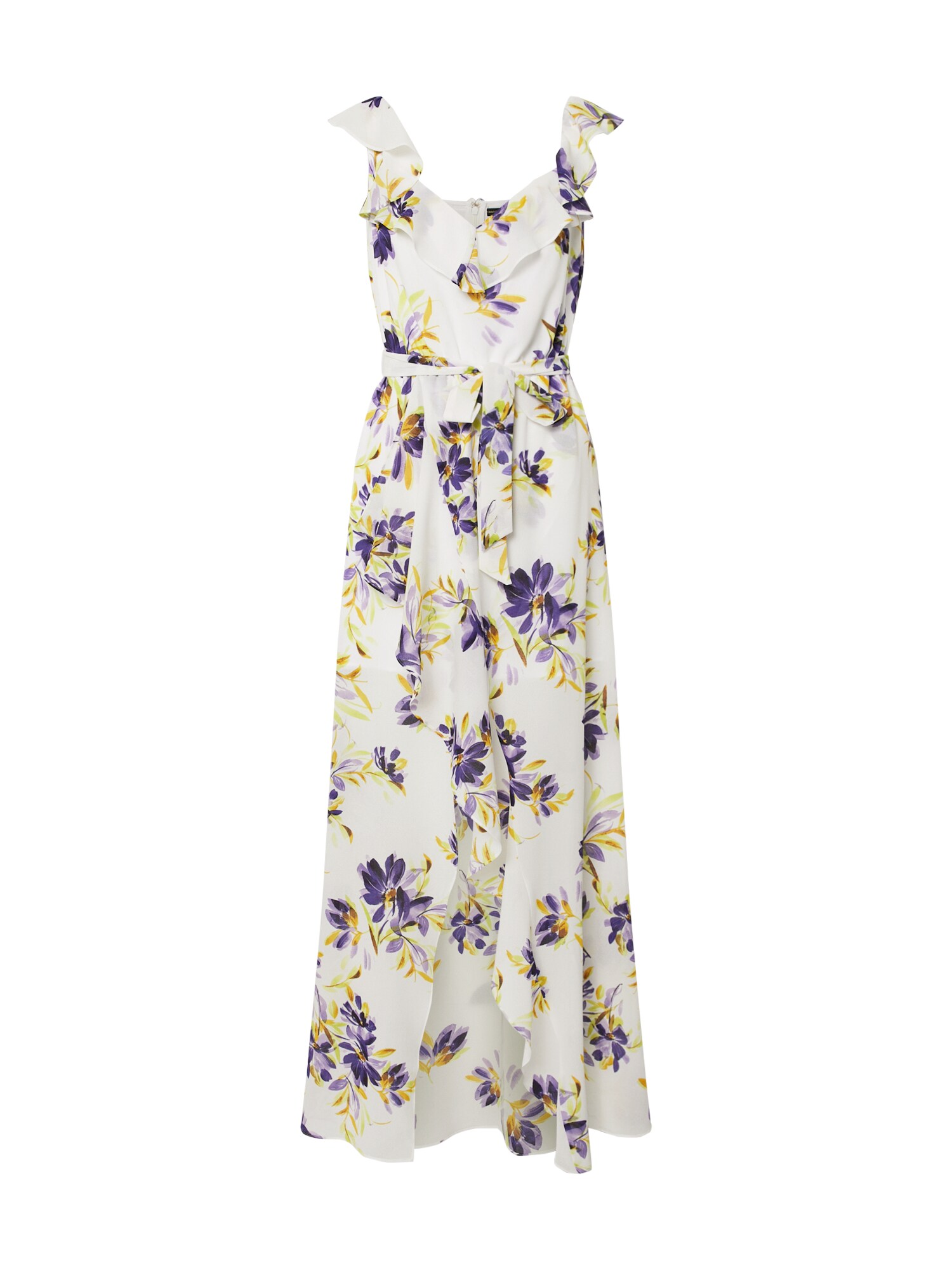 GUESS Vasarinė suknelė 'ISABELLA'  tamsiai violetinė / balta
