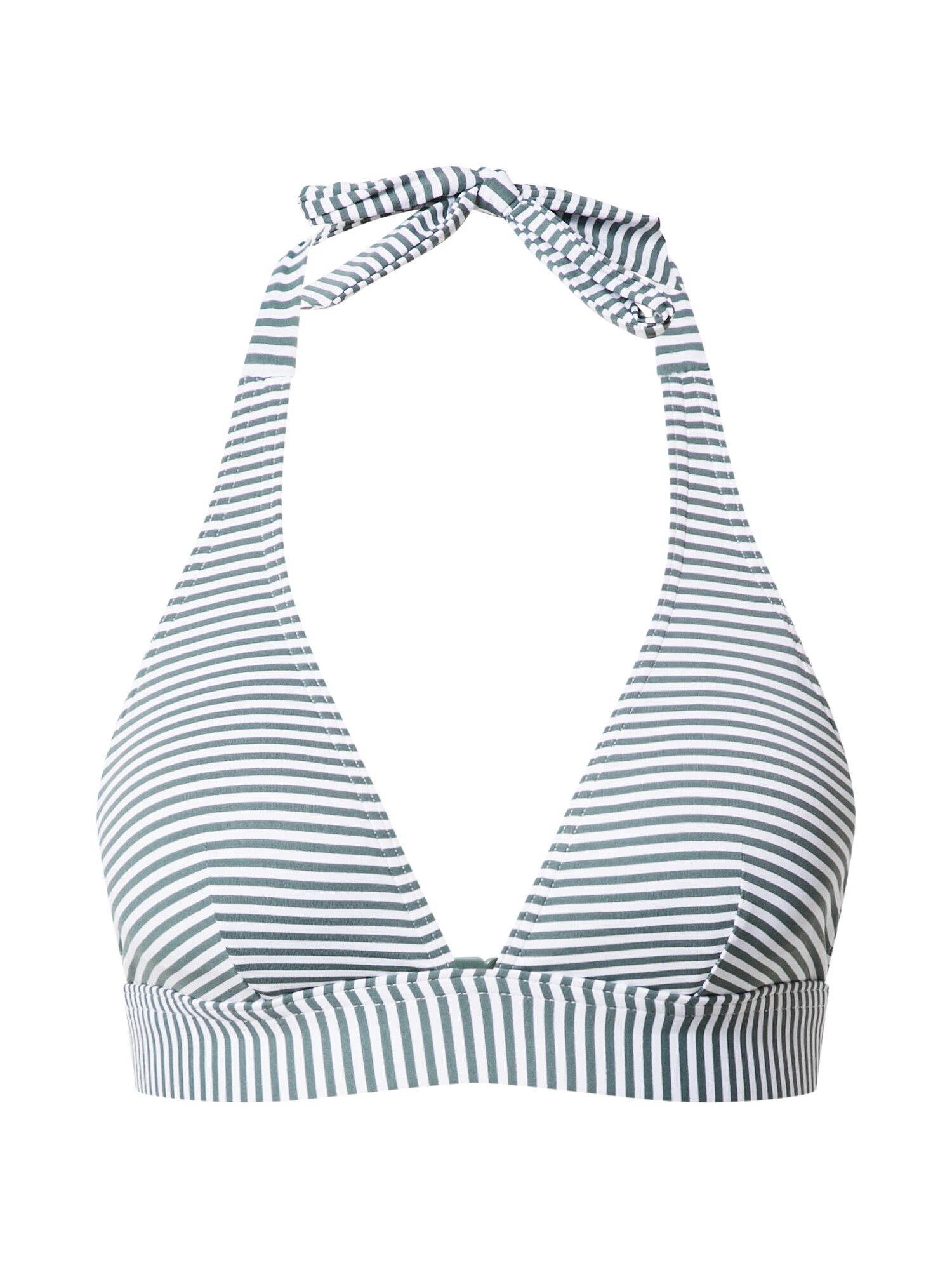 ESPRIT Bikinio viršutinė dalis 'Wireless'  alyvuogių spalva / balta