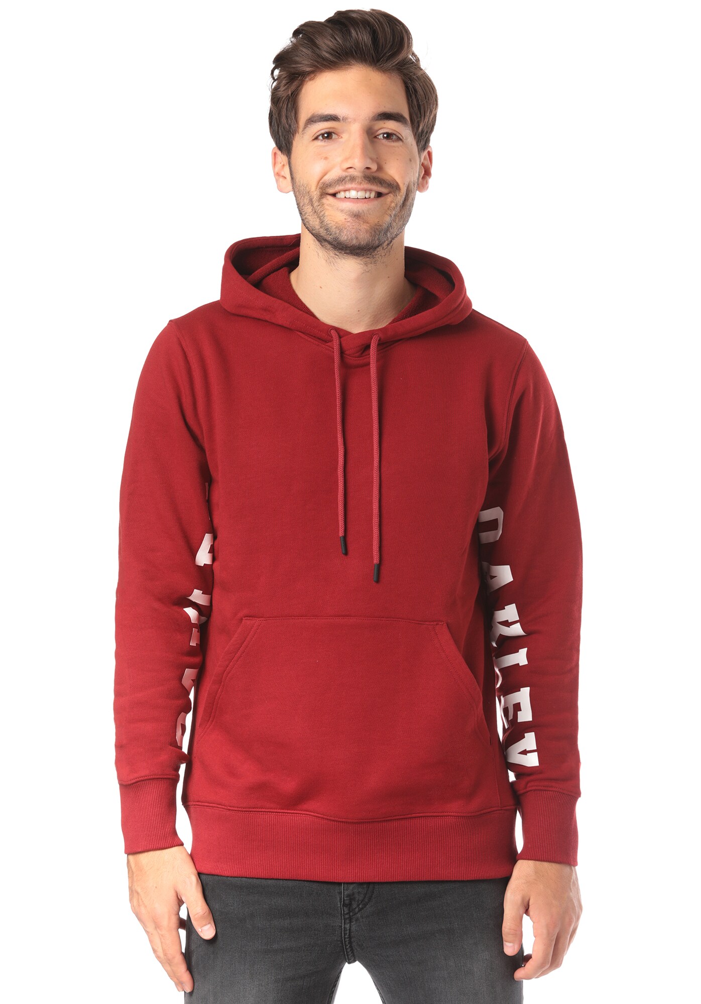 Oakley Heren Sweatshirt Donkerrood oakley kopen in de aanbieding