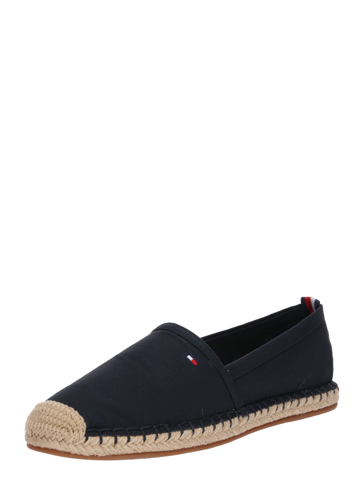 Tommy Hilfiger Dames Espadrilles Basic Flat Espadrille Donkerblauw tommy hilfiger kopen in de aanbieding