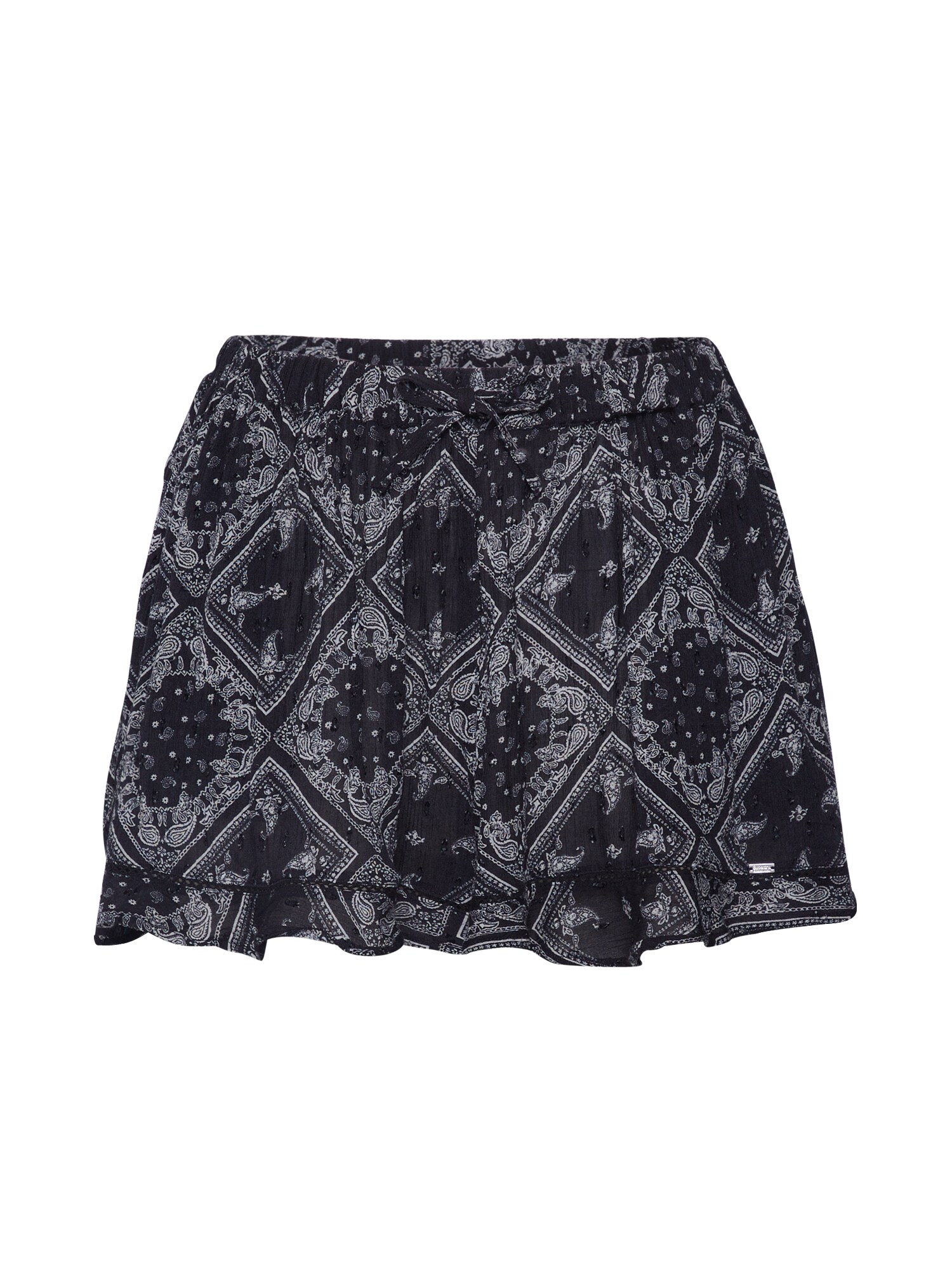 Superdry Kelnės  pilka / juoda