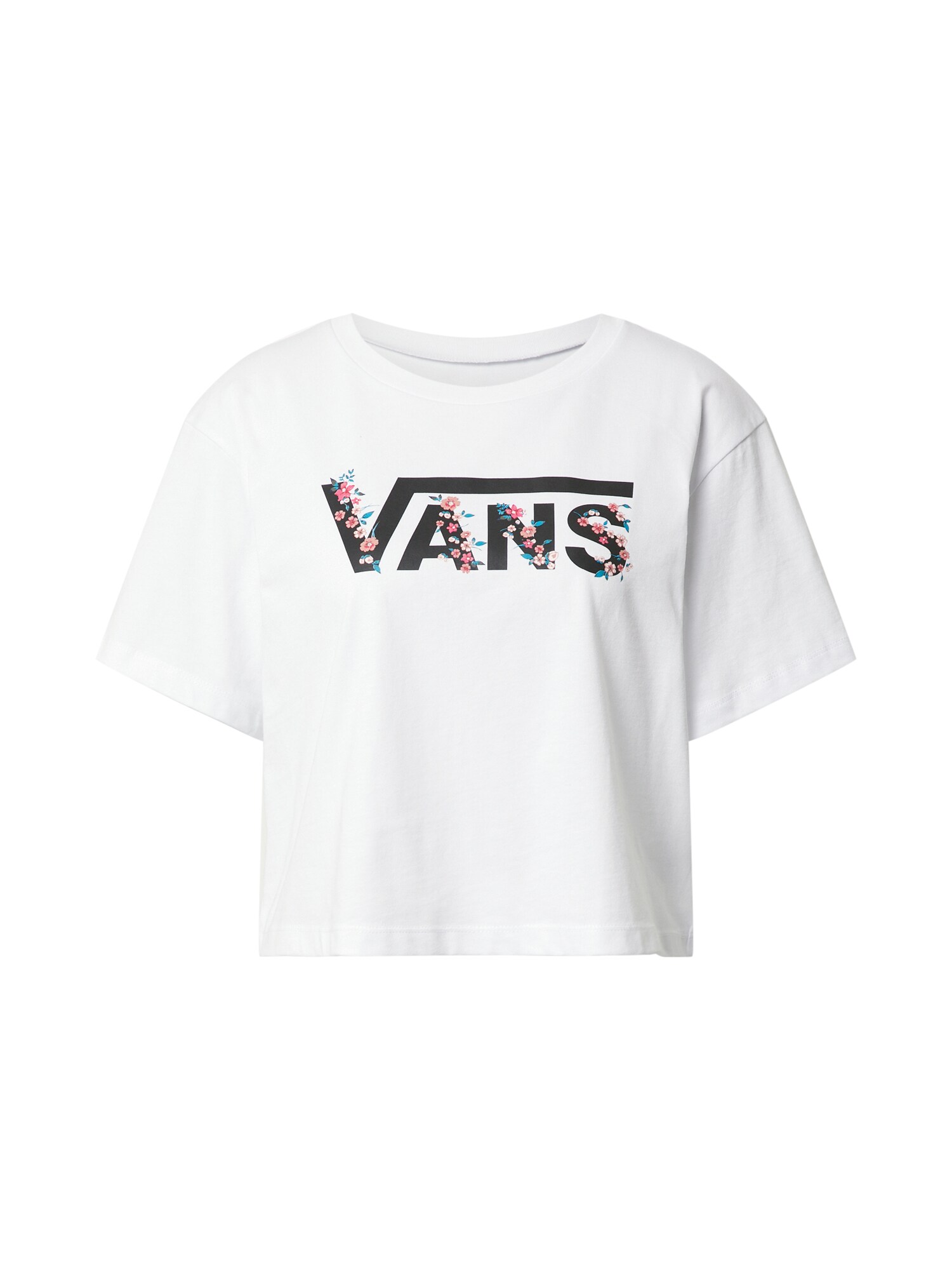 VANS Marškinėliai  balkšva / juoda / ryškiai rožinė spalva / rožių spalva / turkio spalva