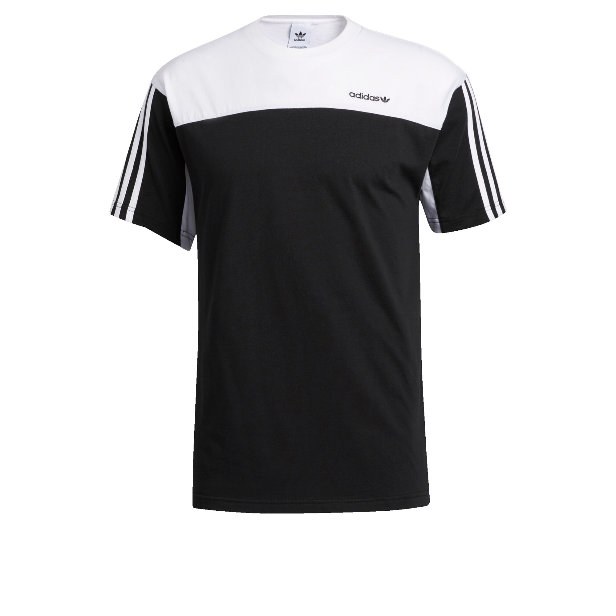 ADIDAS ORIGINALS Marškinėliai  juoda / balkšva