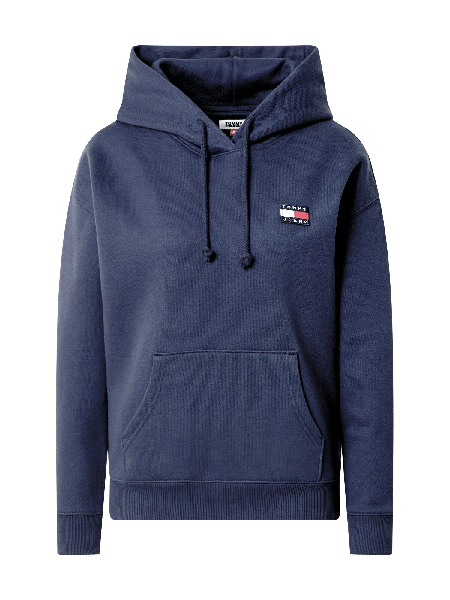 Tommy Jeans Megztinis be užsegimo 'Badge'  tamsiai mėlyna