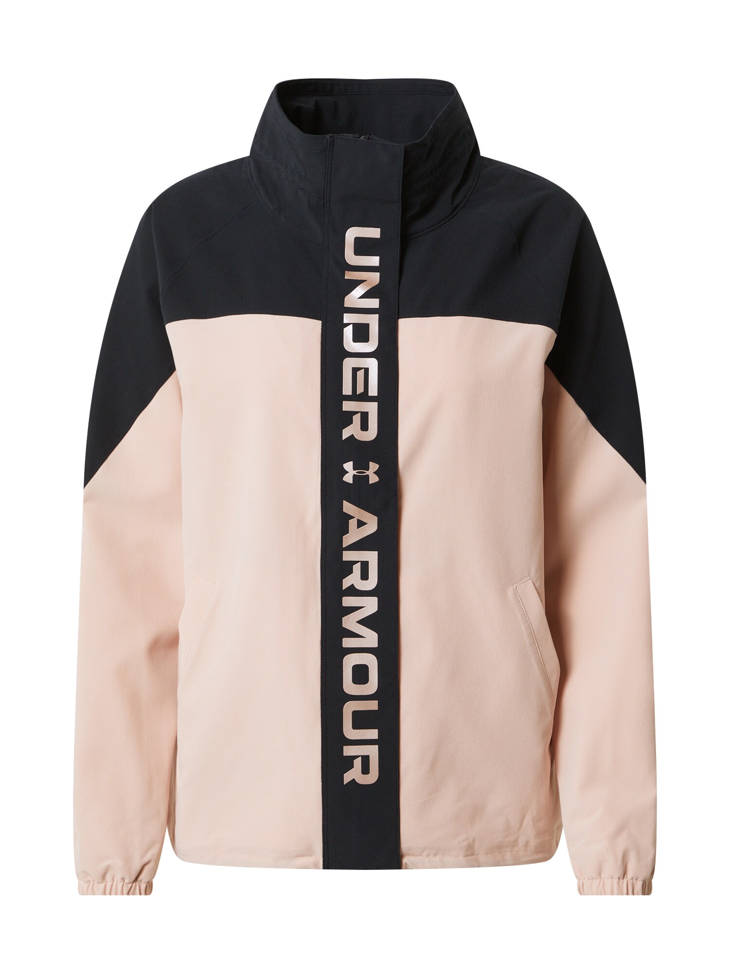 UNDER ARMOUR Sportinė striukė 'Recover'  rožių spalva / juoda