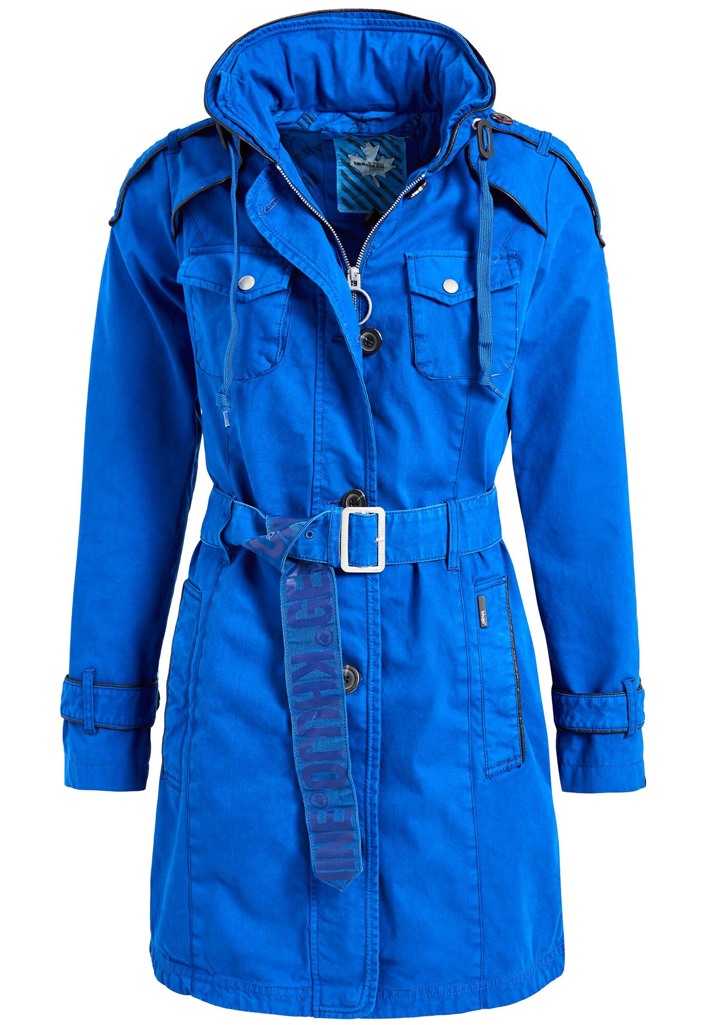 Khujo Dames Tussenmantel Menna2 Blauw khujo kopen in de aanbieding