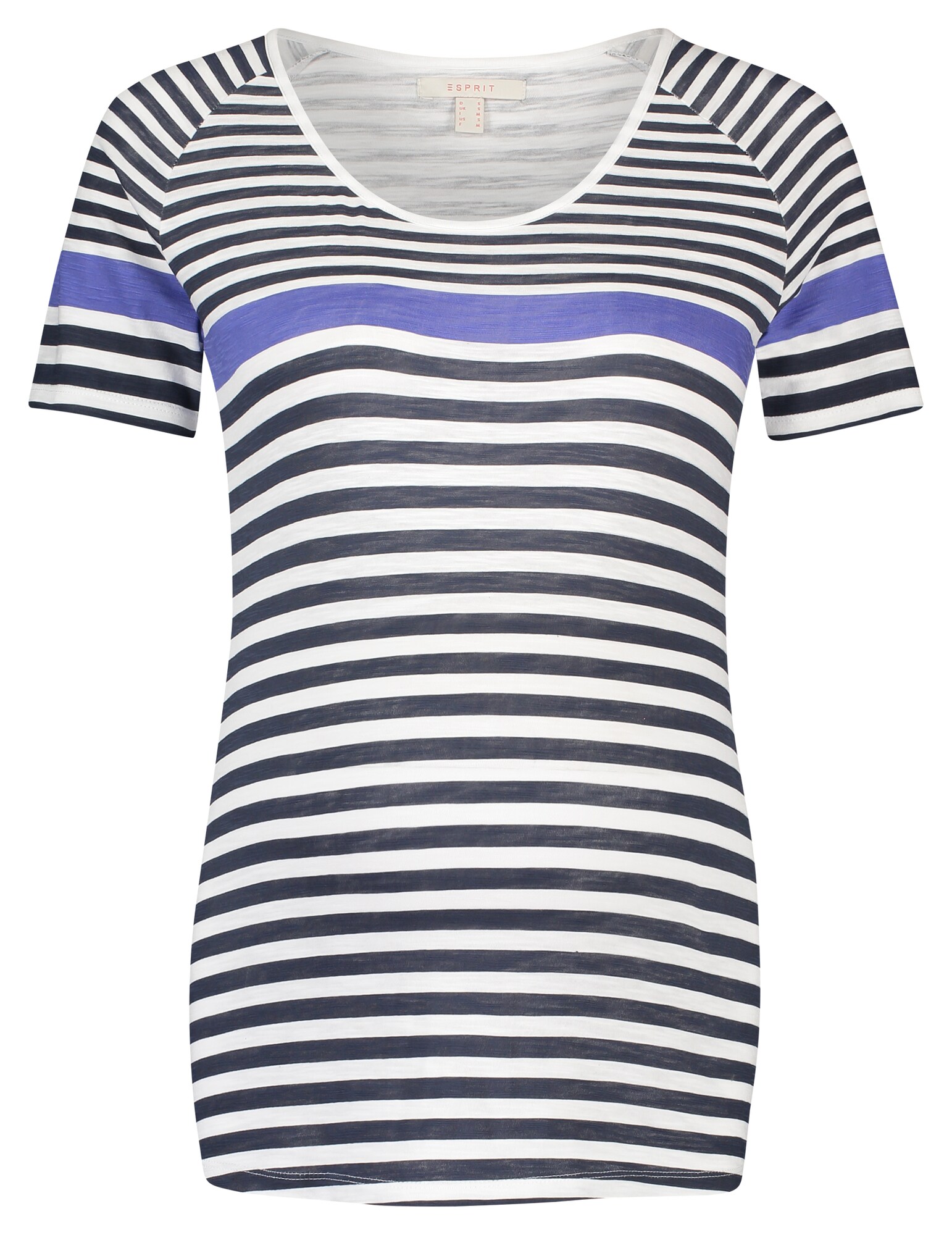 Esprit Maternity Dames Shirt Indigo Nachtblauw Wit esprit maternity kopen in de aanbieding