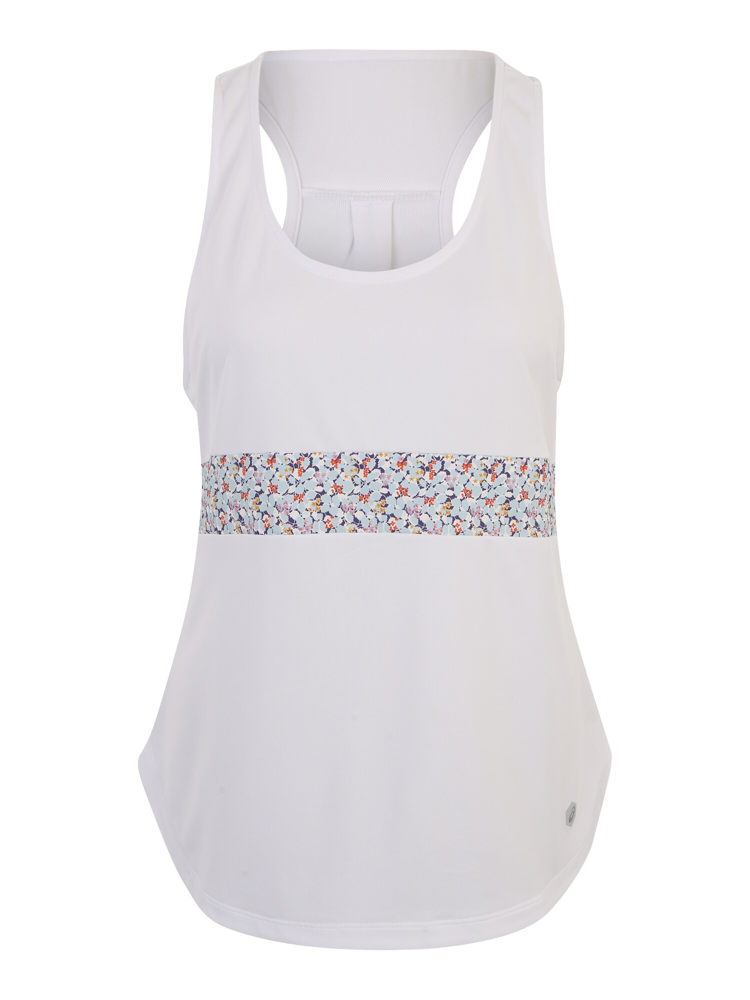 Asics Dames Sporttop Gemengde Kleuren Wit asics kopen in de aanbieding