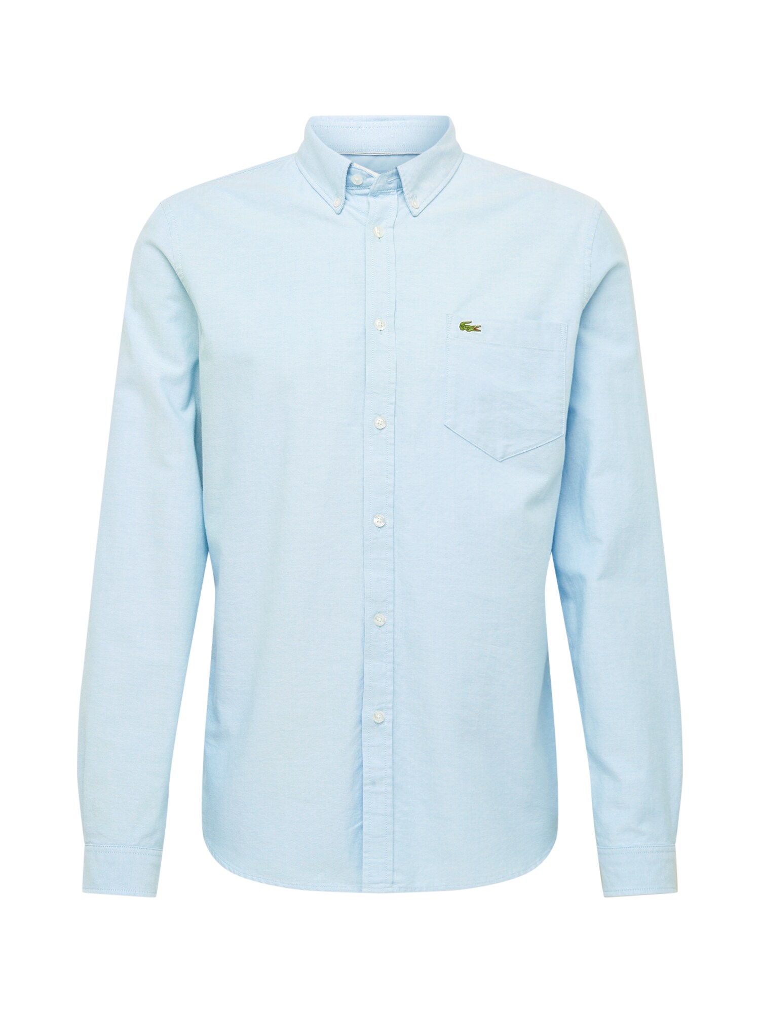 LACOSTE Dalykiniai marškiniai  šviesiai mėlyna