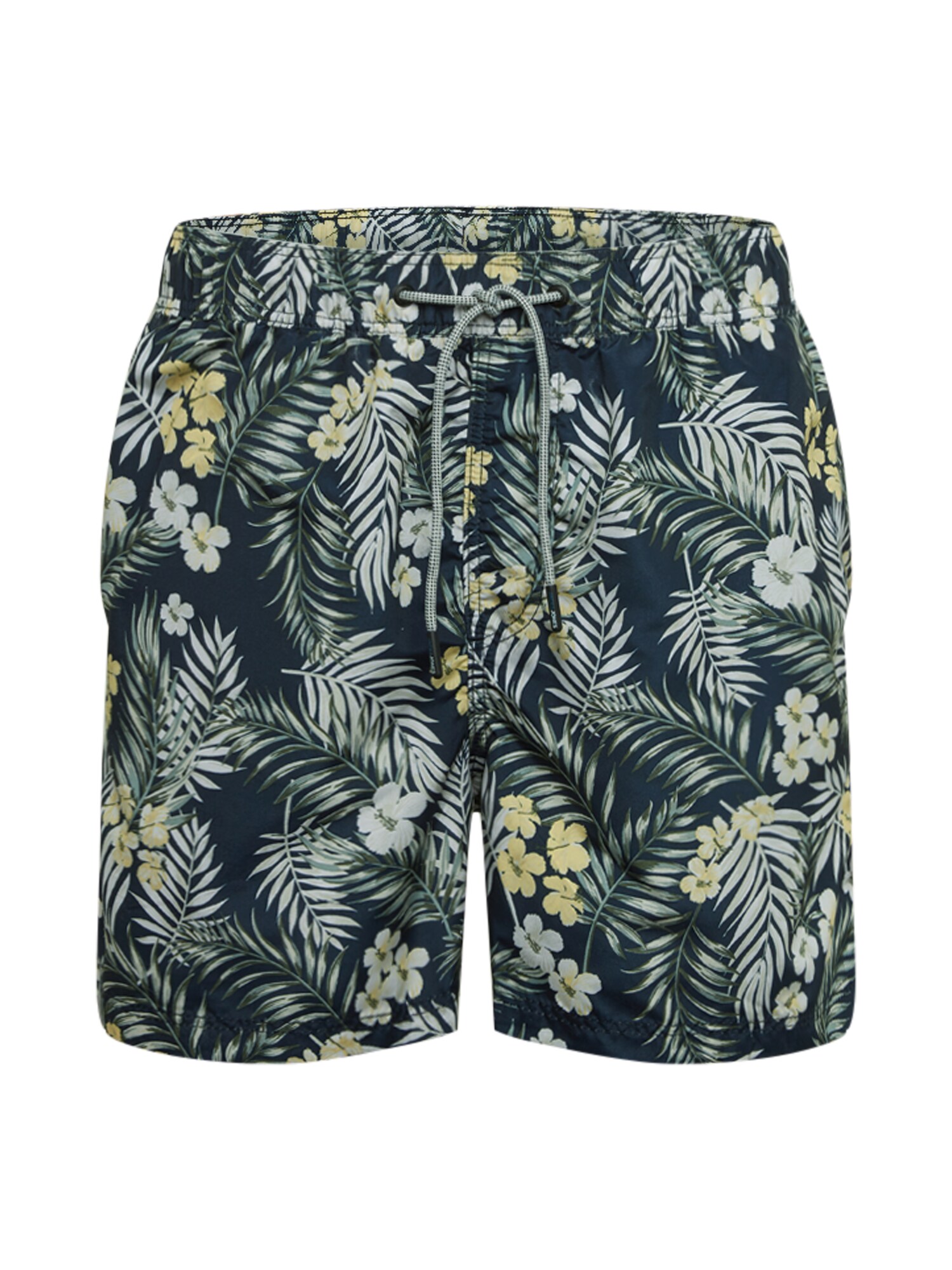 JACK & JONES Maudymosi trumpikės  tamsiai mėlyna / geltona / balta