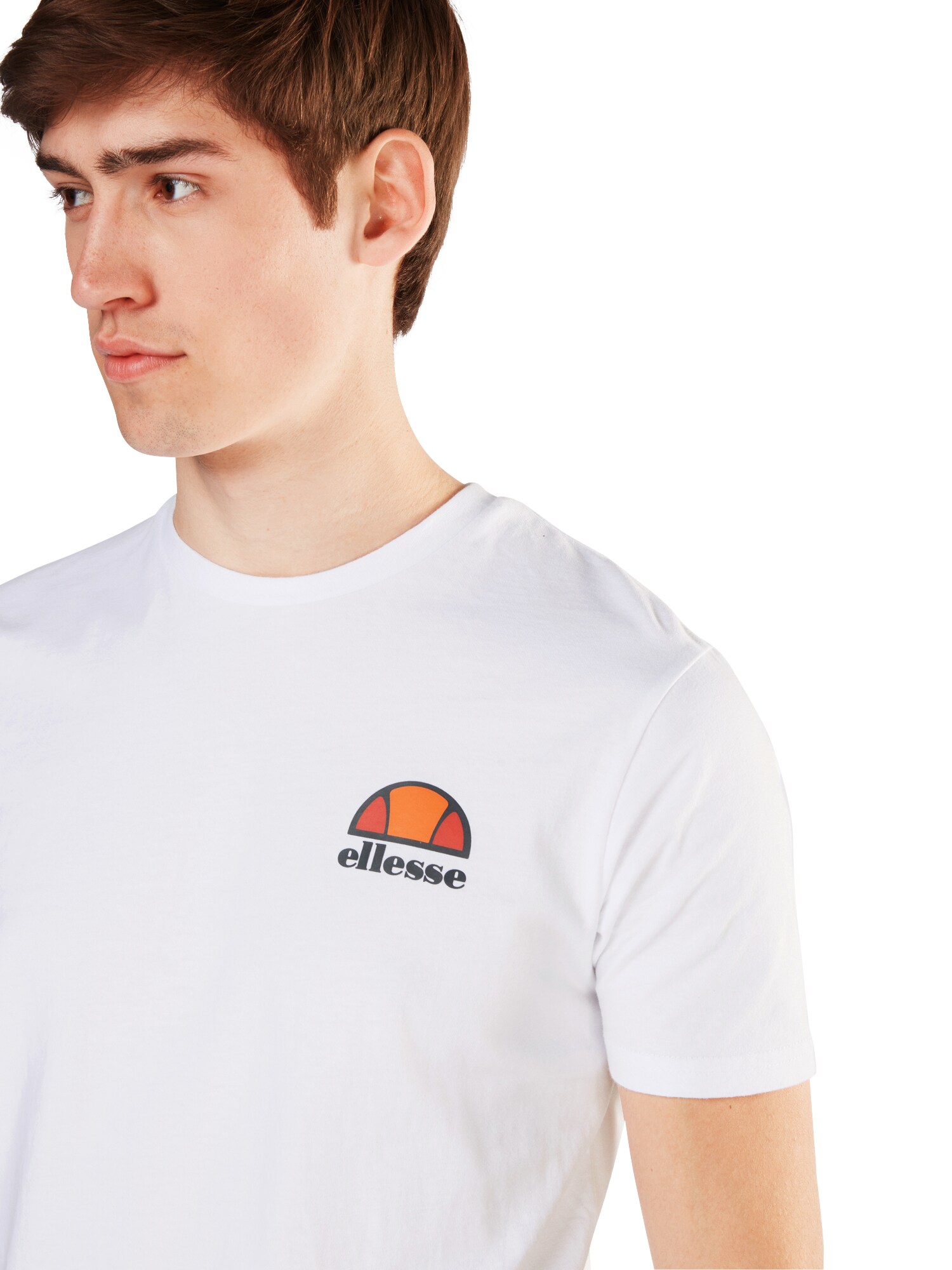 ELLESSE Tričko 'Canaletto' mandarínková / červená / čierna / biela (obrázok 5)