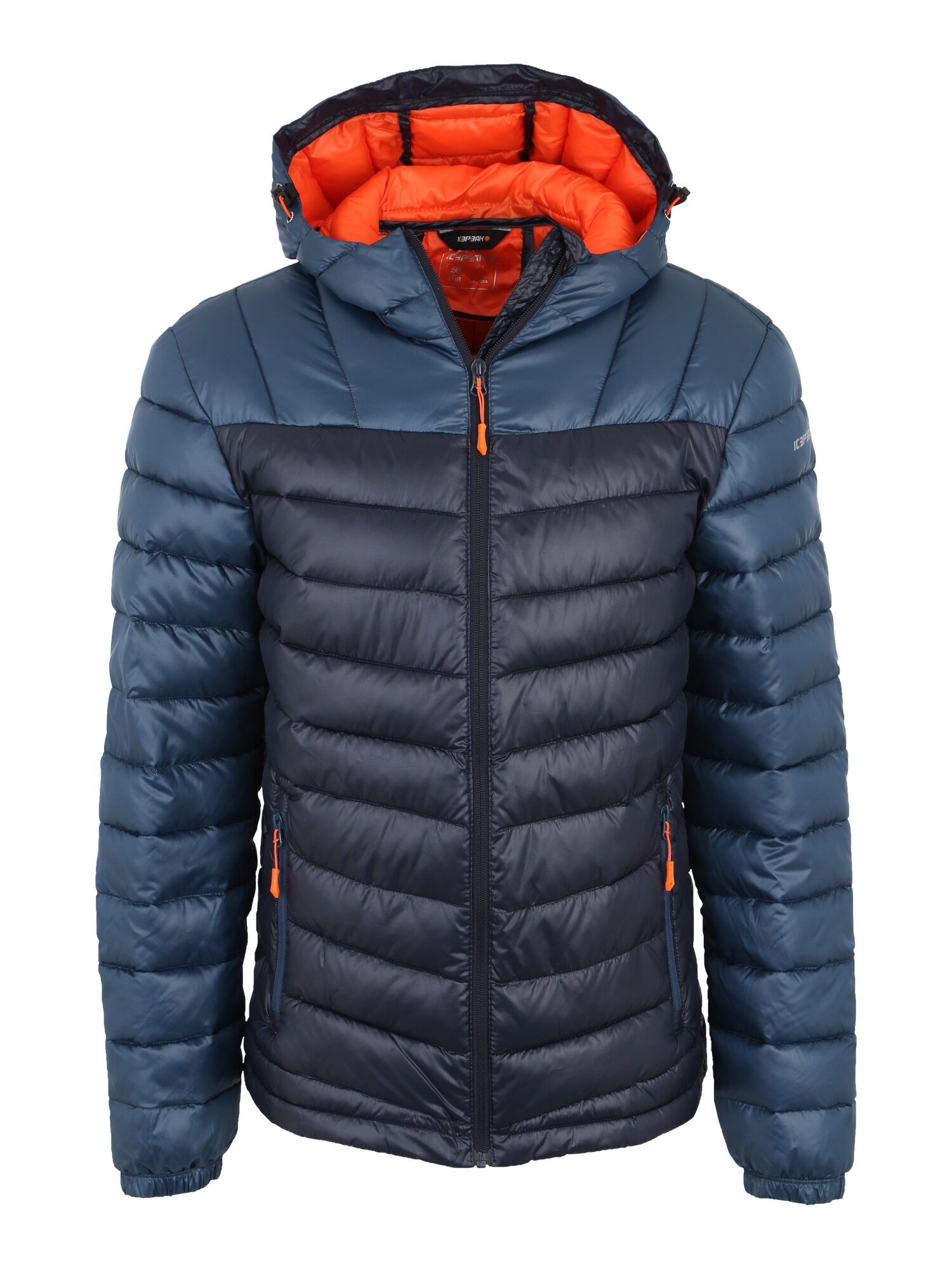 Icepeak Heren Outdoorjas Leal Blauw Navy Sinaasappel icepeak kopen in de aanbieding