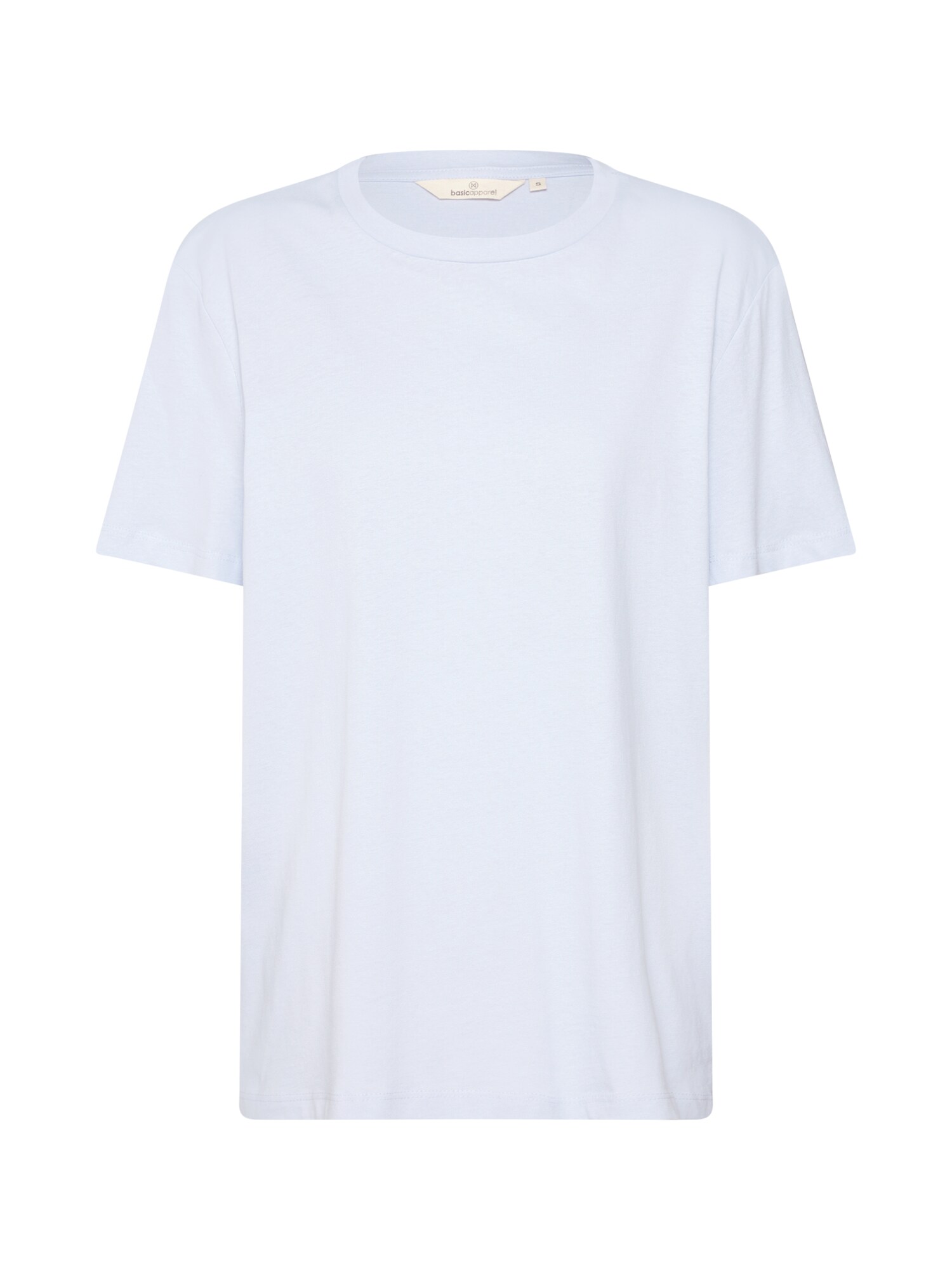 Basic Apparel Dames Shirt Rikke Tee Organic Blauw basic apparel kopen in de aanbieding