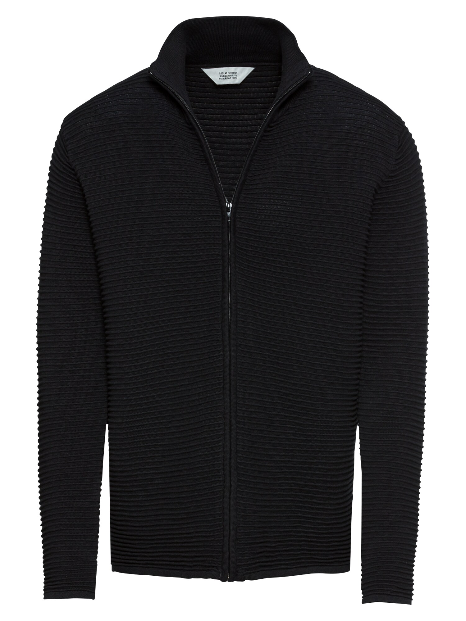 !Solid Kardigán 'Knit - Struan Zip'  čierna